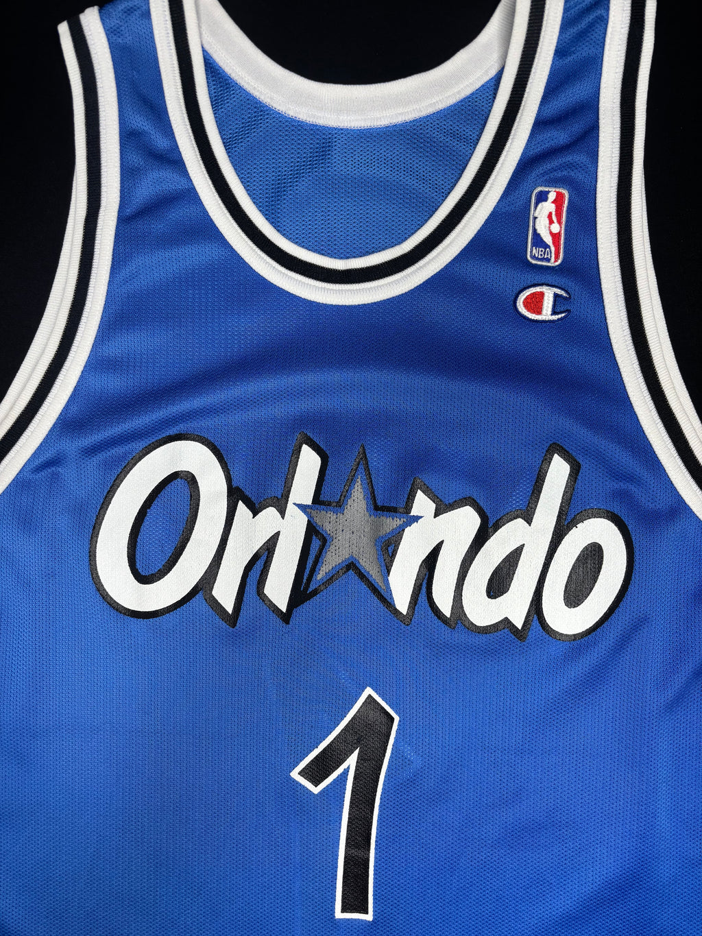 Orlando Magic Penny Hardaway Champion Basketball Jersey Size: 48
