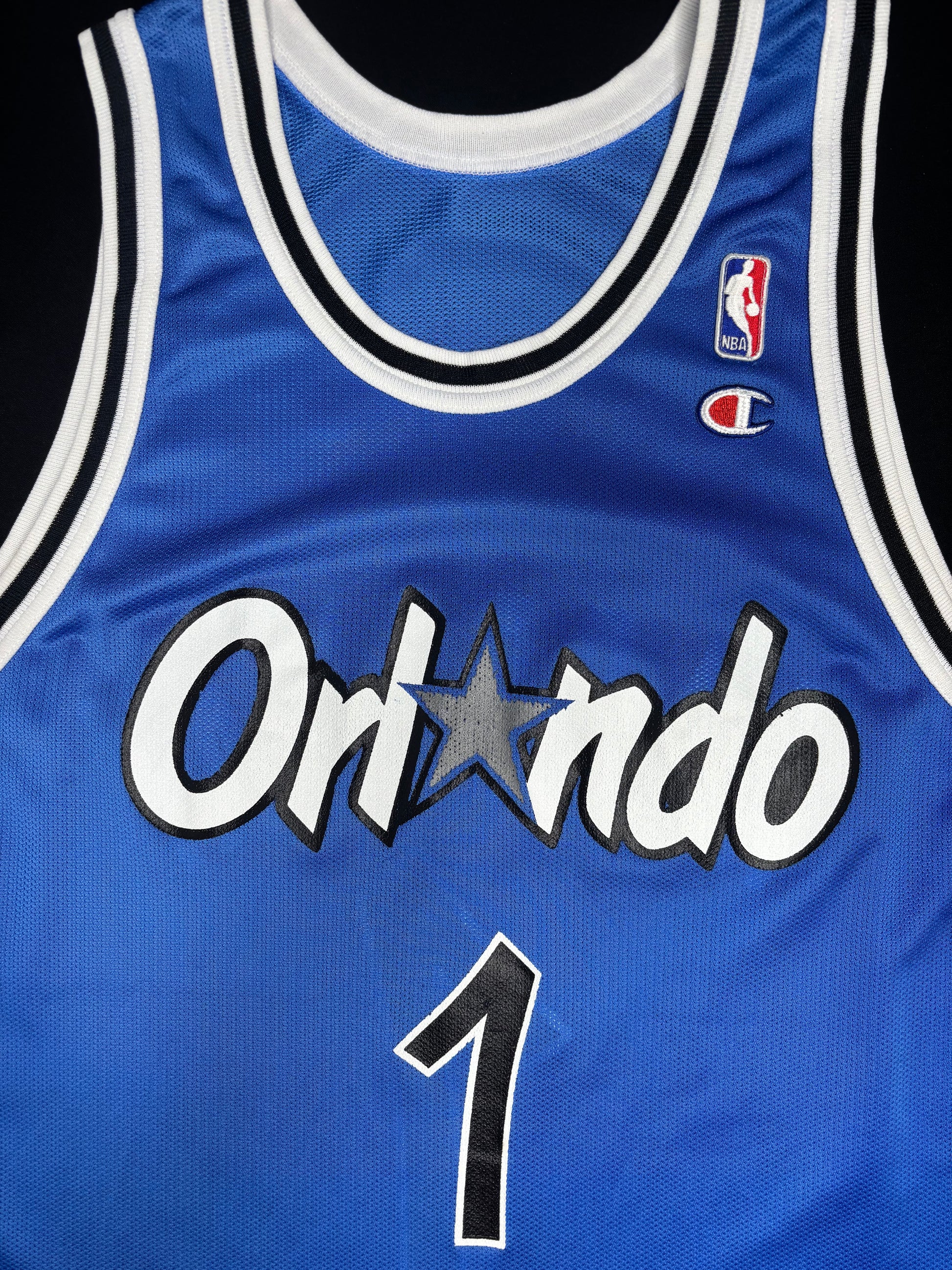 Orlando Magic Penny Hardaway Champion Basketball Jersey Size: 48
