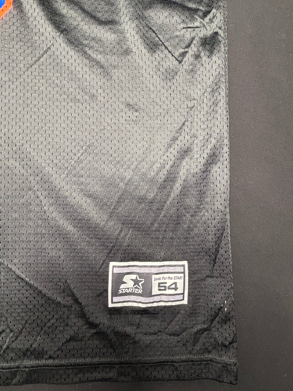 New York Knicks John Starks Starter Football Jersey Size: 54