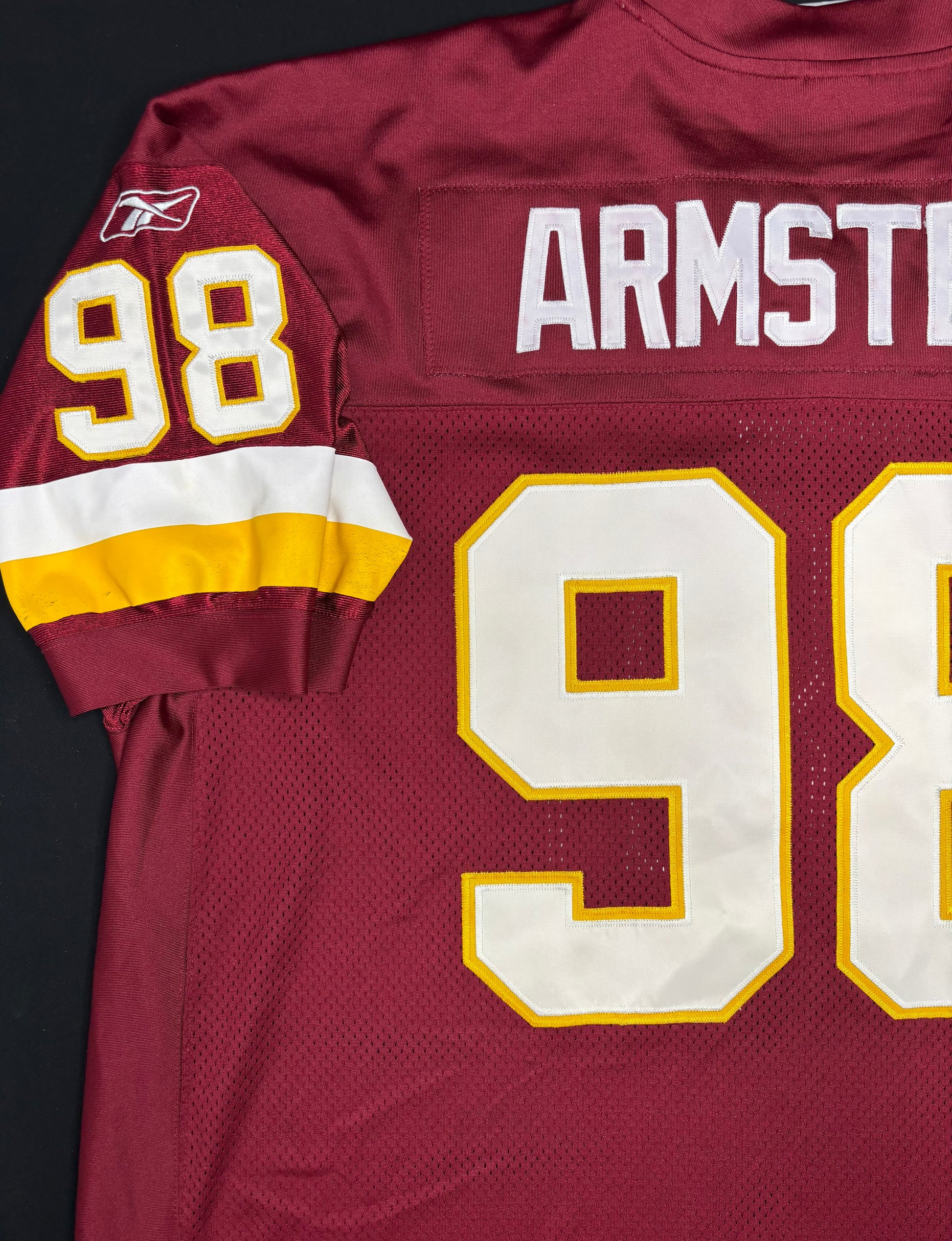 Washington Redskins Jesse Armstead Authentic Reebok Football Jersey Size: 58