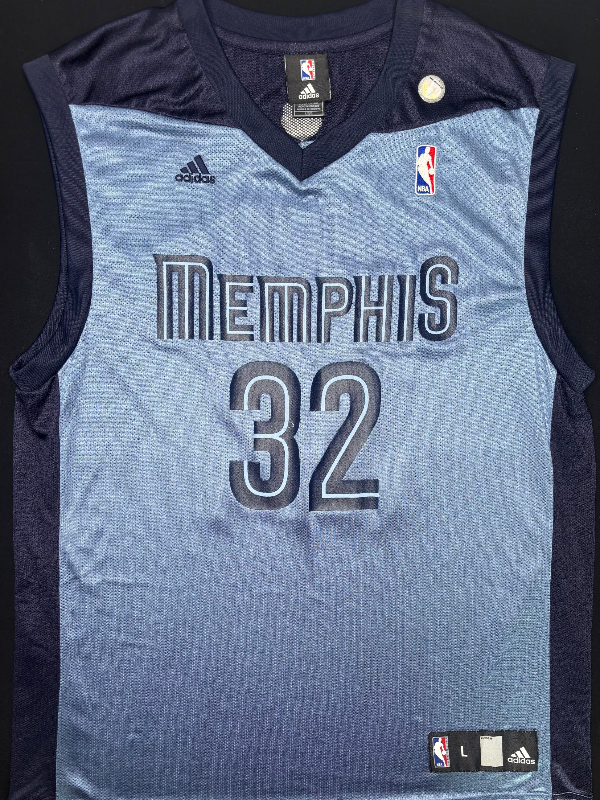 Memphis Grizzlies OJ Mayo Adidas Basketball Jersey Size: Large