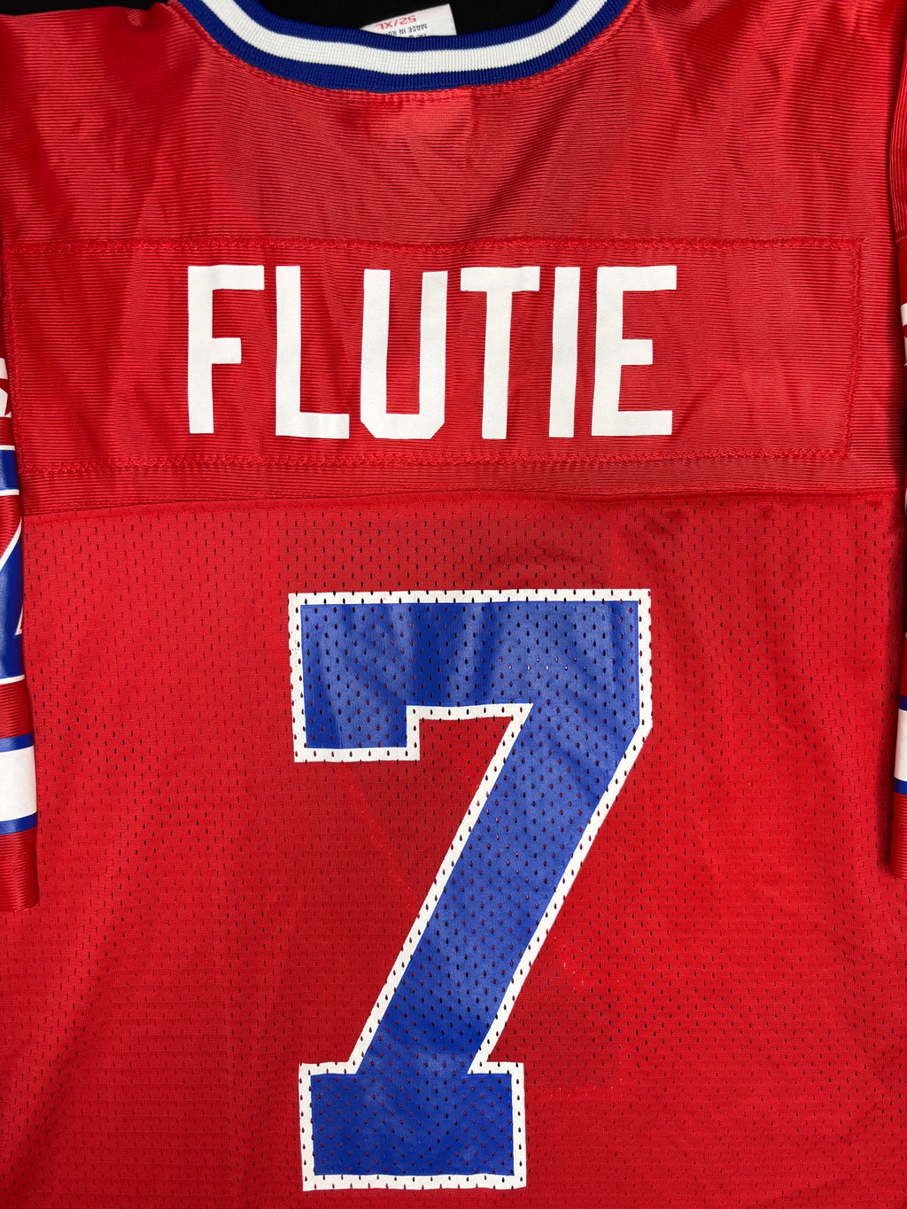 Buffalo Bills Doug Flutie Alt Red Starter Football Jersey Size: 52