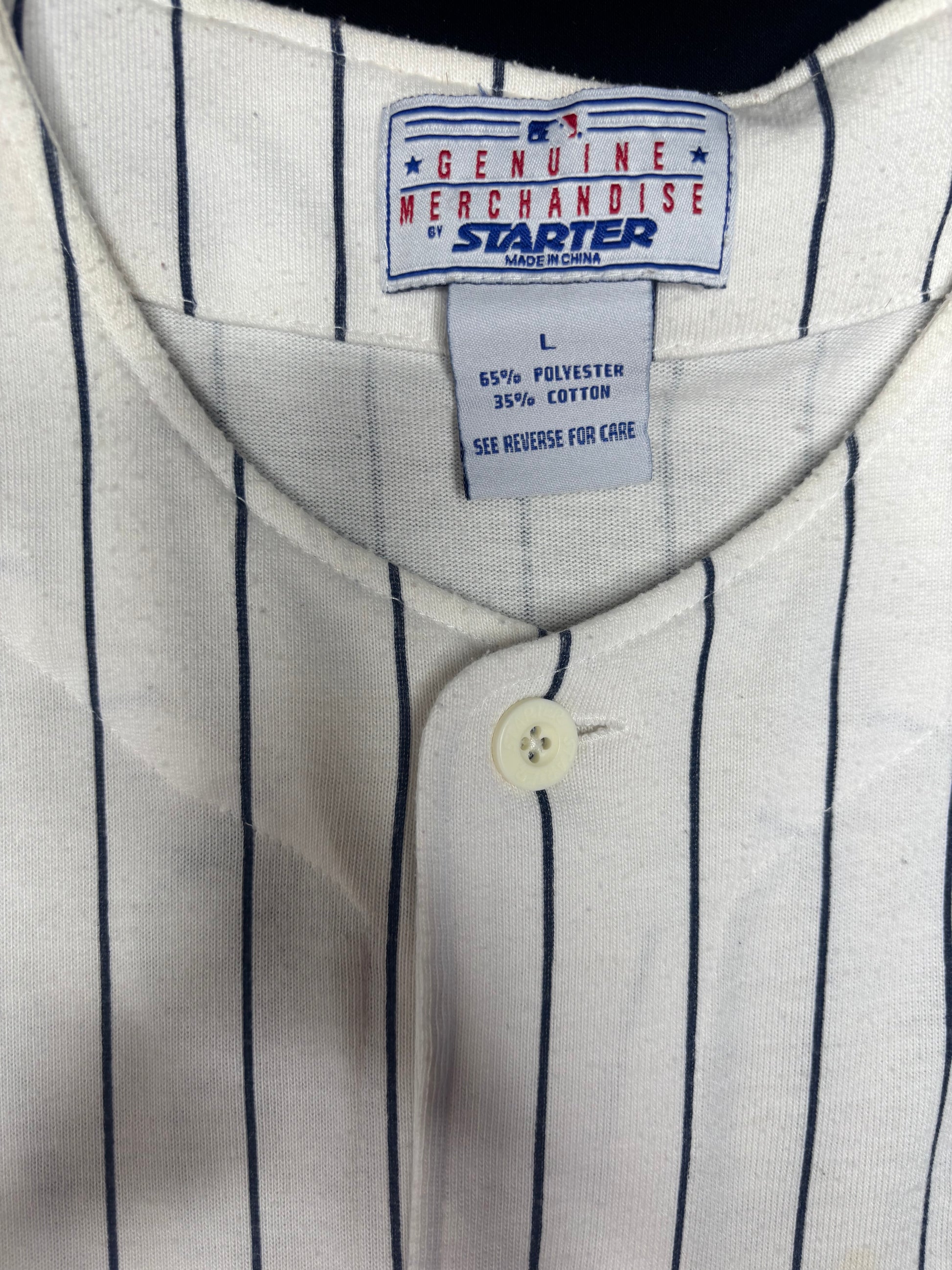 Vintage New York Yankees Lou Gehrig Starter Baseball Jersey Size: Large