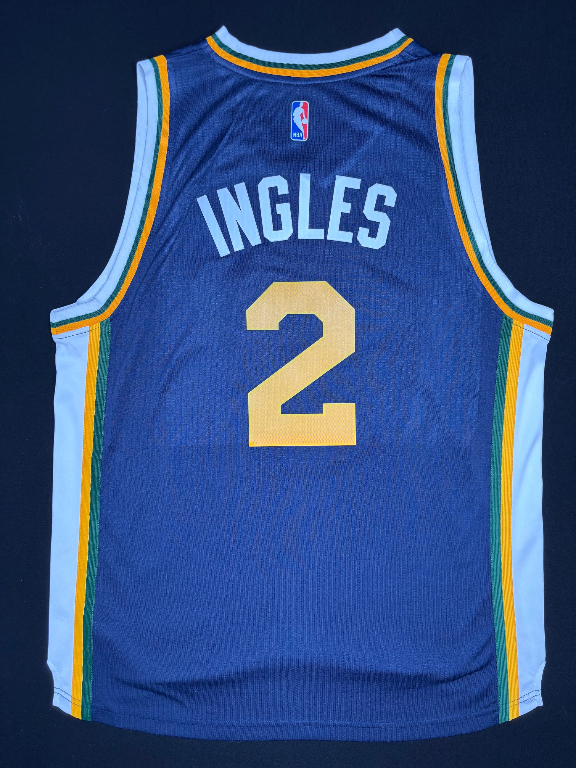 Utah Jazz Joe Ingles Adidas Swingman Basketball Jersey Size: XL