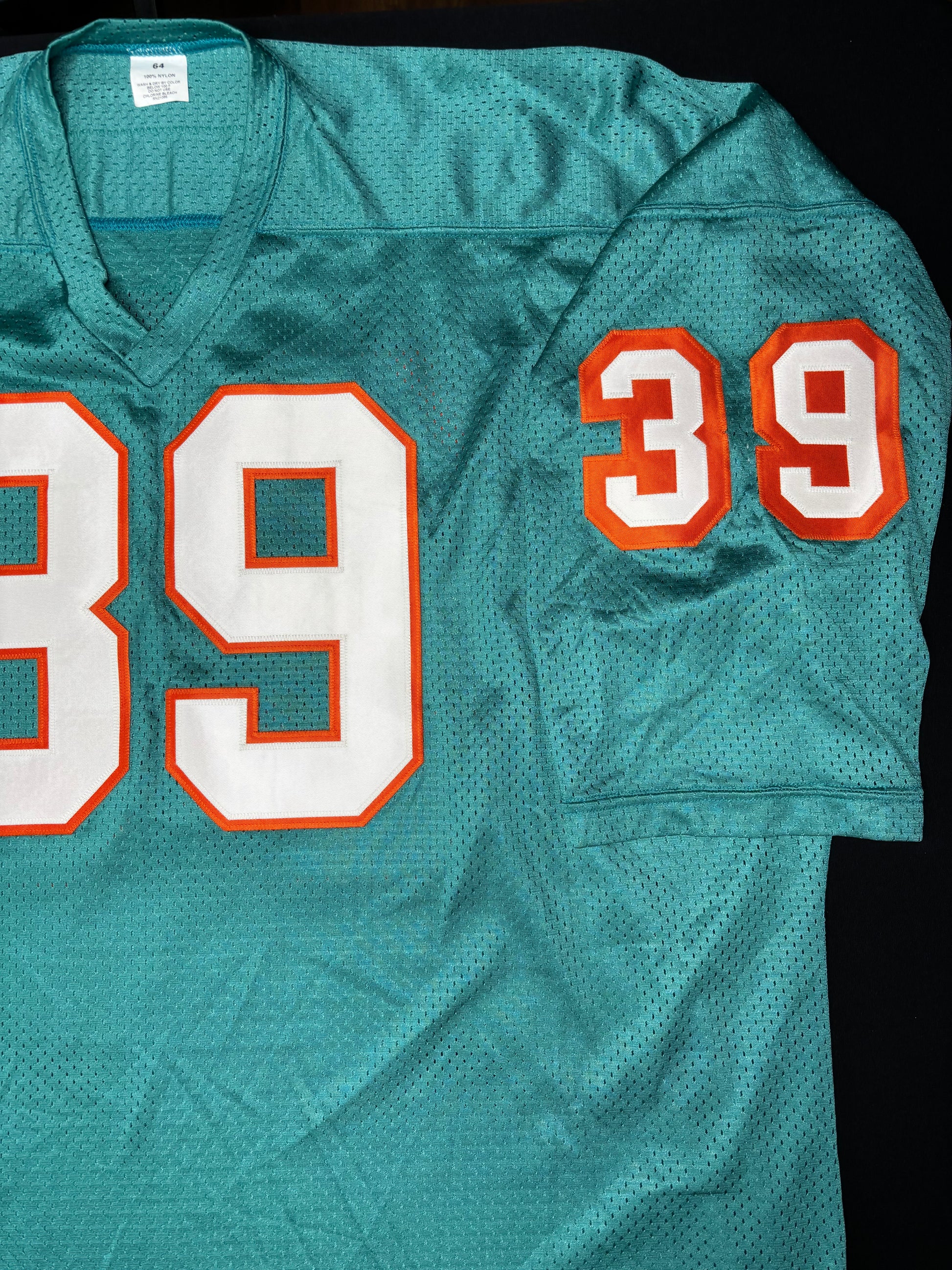 Miami Dolphins Larry Csonka Southland Football Jersey Size: 5XL