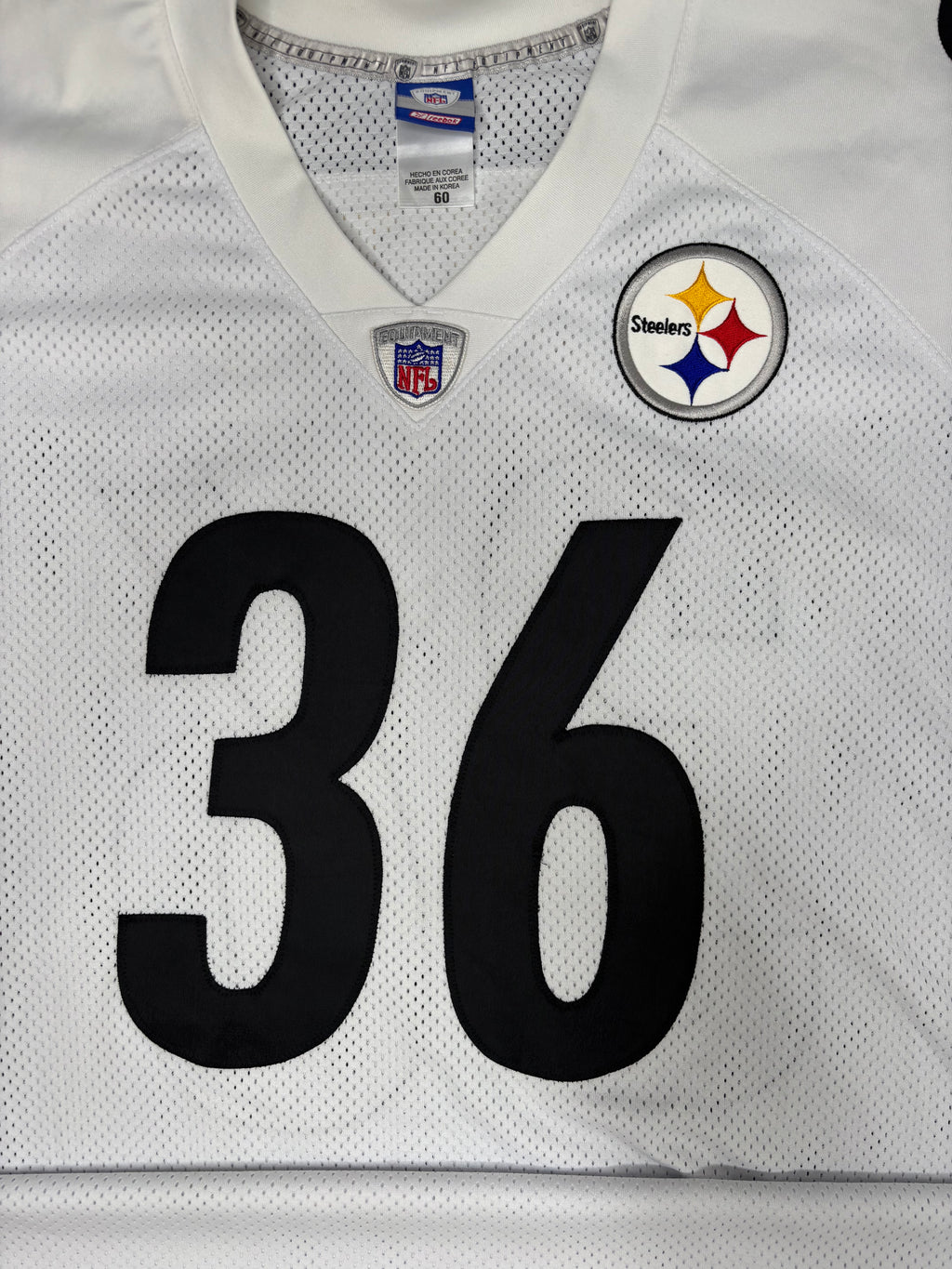 Pittsburgh Steelers Jerome Bettis Reebok Authentic Football Jersey Size: 60