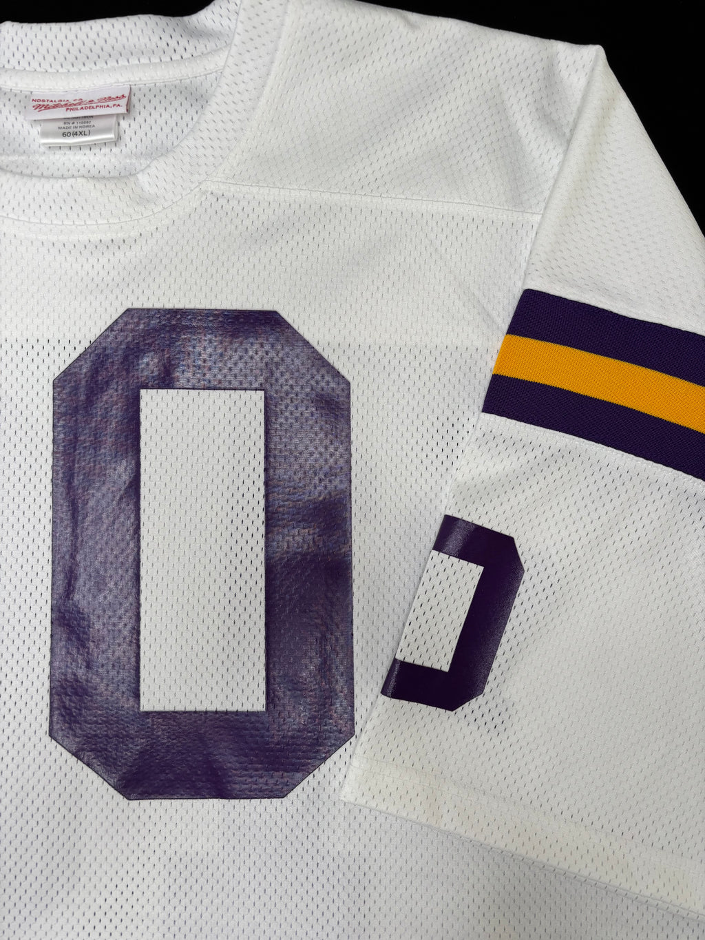 Minnesota Vikings Fran Tarkenton 75’ Mitchell & Ness Authentic Football Jersey Size: 4XL