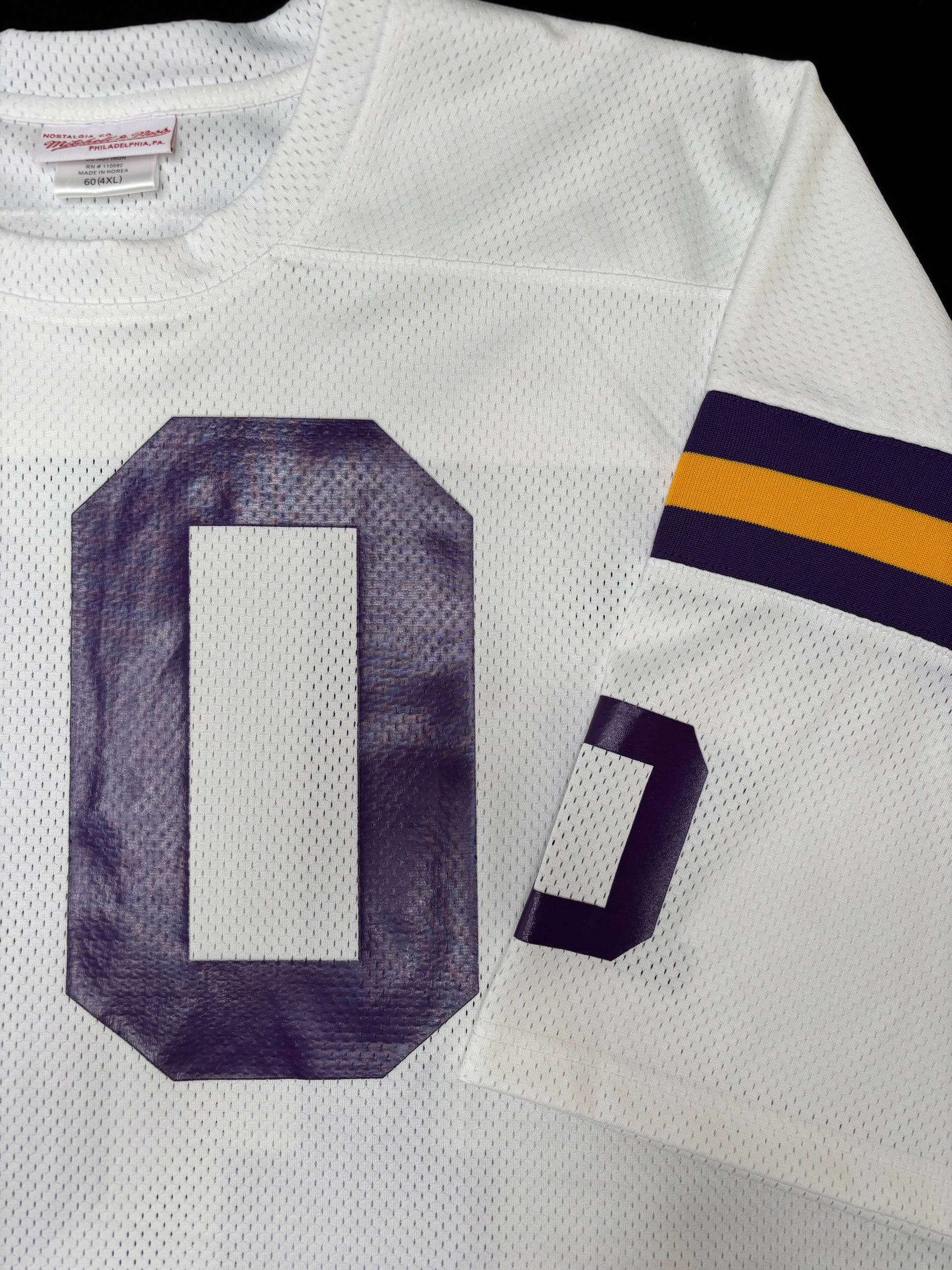 Minnesota Vikings Fran Tarkenton 75’ Mitchell & Ness Authentic Football Jersey Size: 4XL