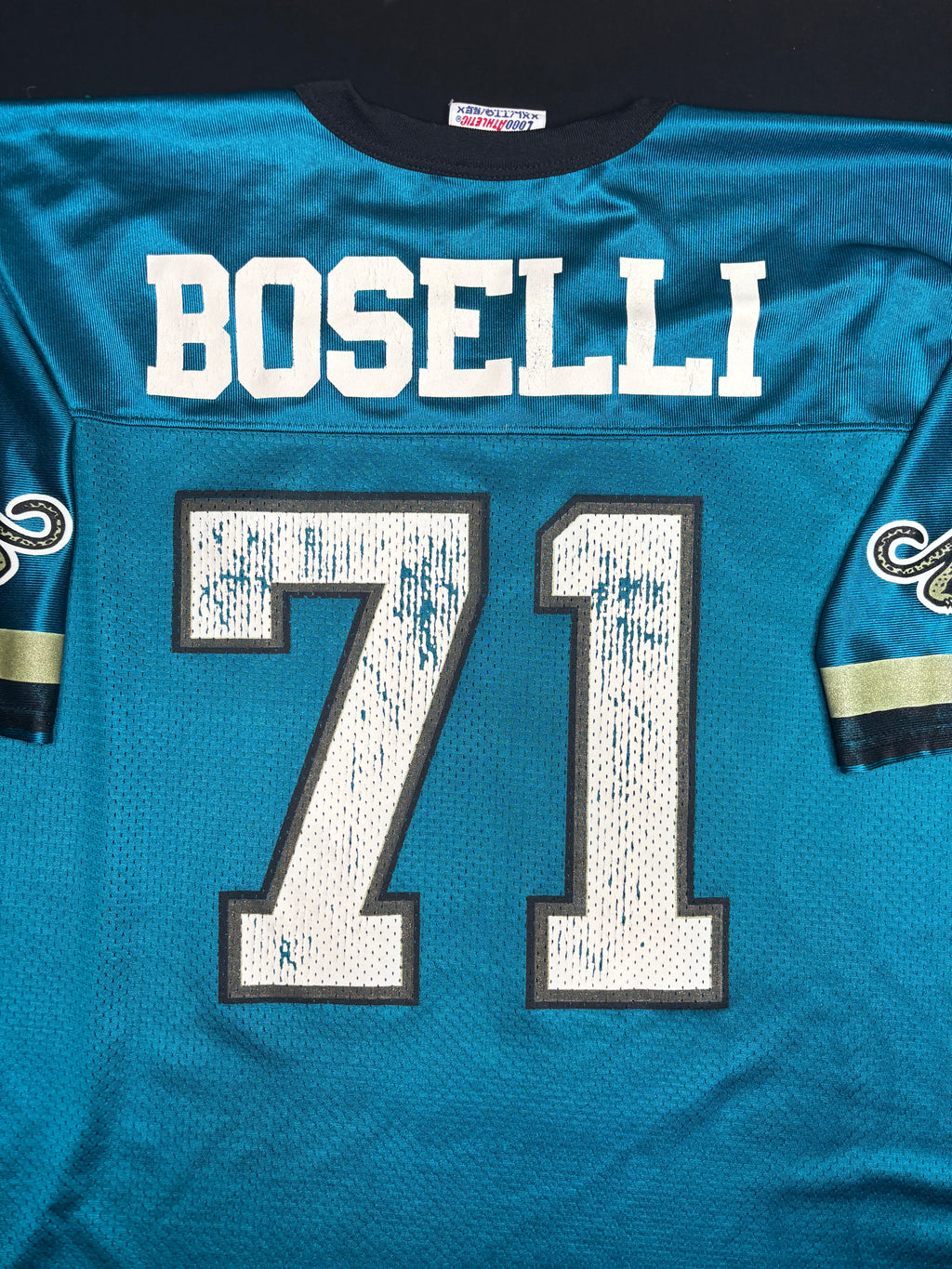 Vintage Jacksonville Jaguars Tony Boselli Logo Athletic Football Jersey Size: XXL