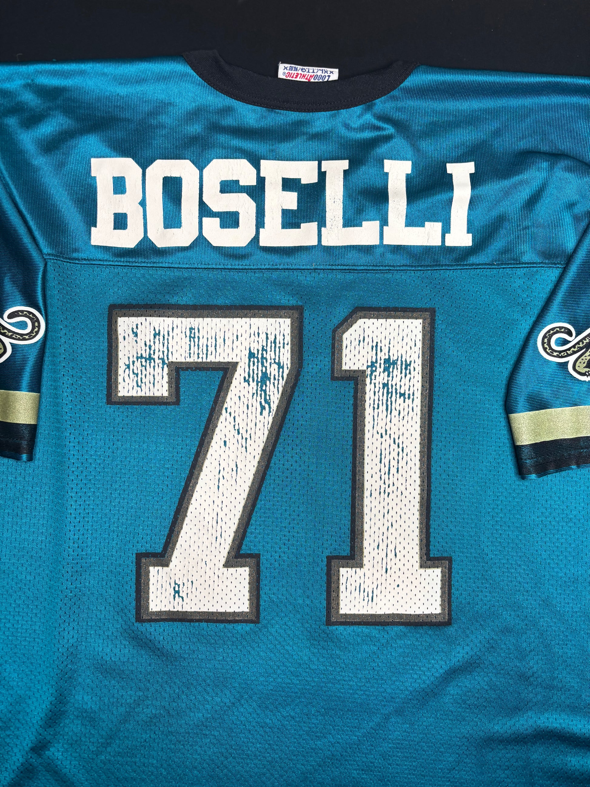 Vintage Jacksonville Jaguars Tony Boselli Logo Athletic Football Jersey Size: XXL