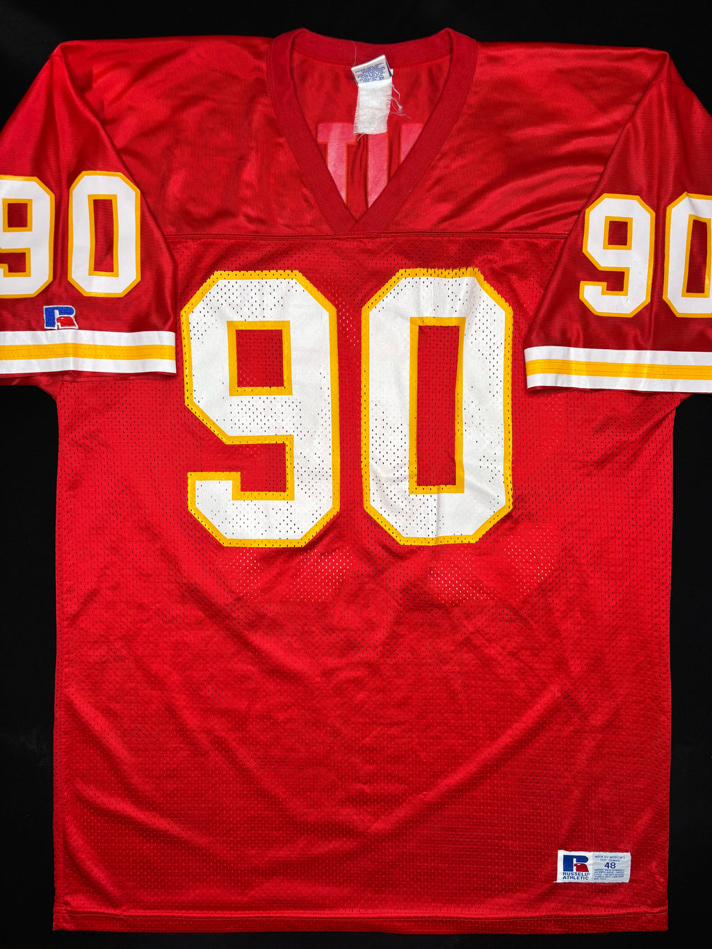 Kansas City Chiefs Neil Smith Russell Athletic Football Jersey Size: 48