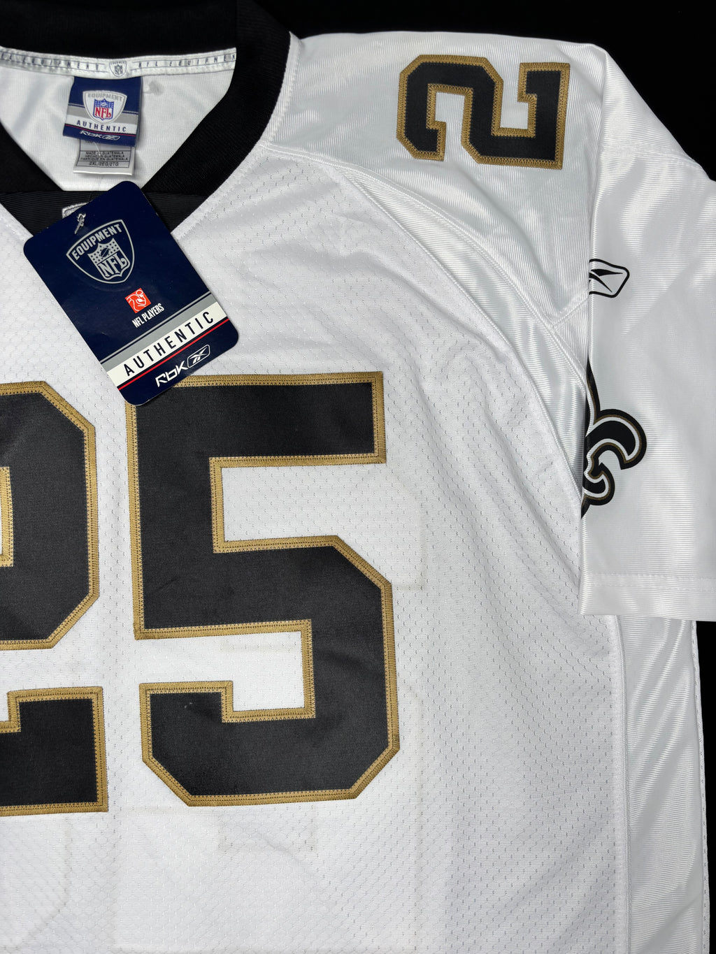 NWT New Orleans Saints Reggie Bush Reebok Premiere Football Jersey Size: XXL
