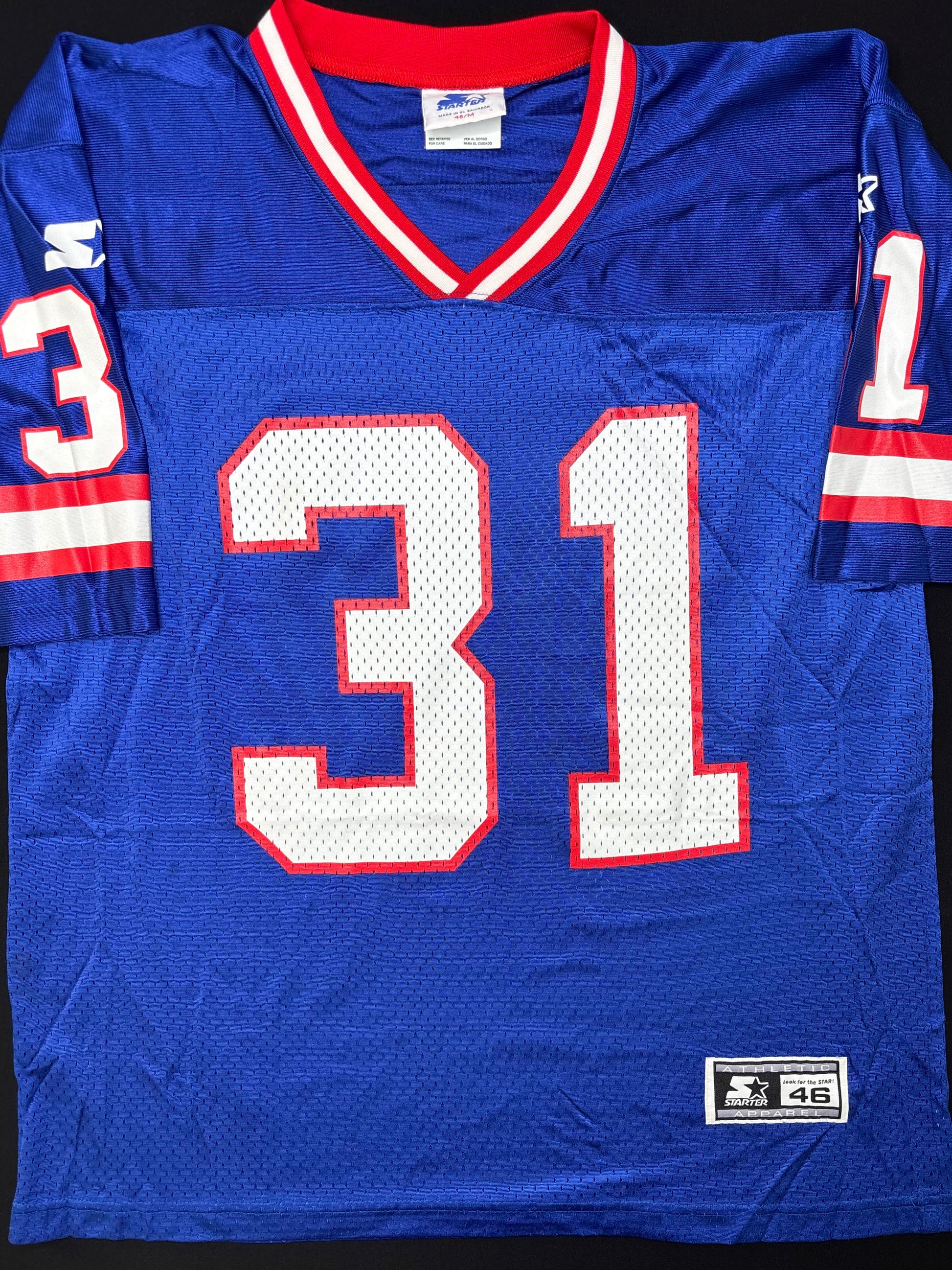 New York Giants Jason Sehorn Starter Football Jersey Size: 46