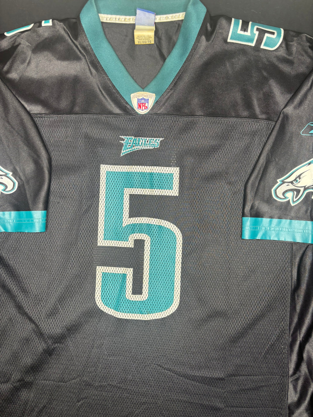 Philadelphia Eagles Donovan McNabb Alt Black Reebok Football Jersey Size: XL