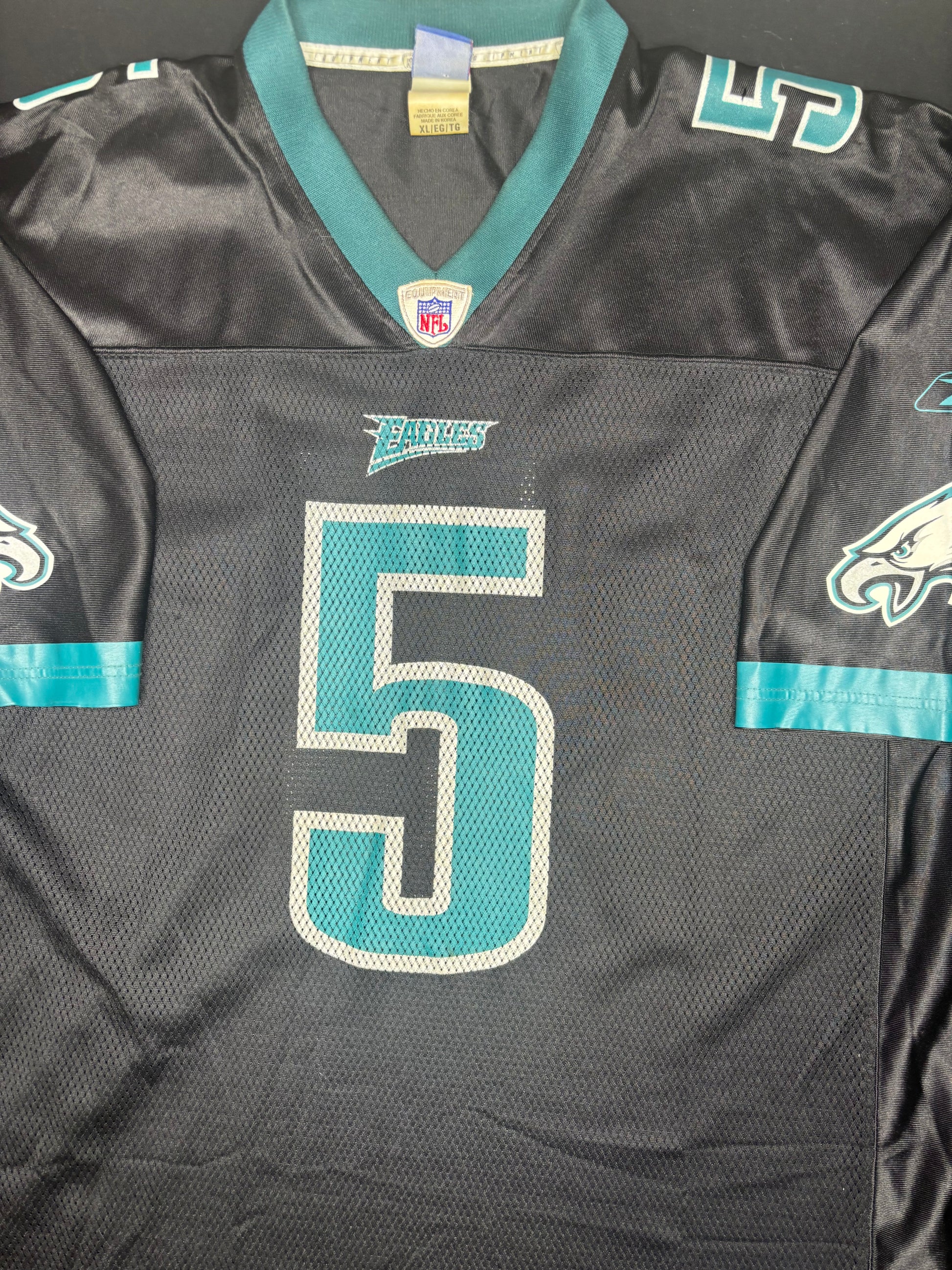 Philadelphia Eagles Donovan McNabb Alt Black Reebok Football Jersey Size: XL