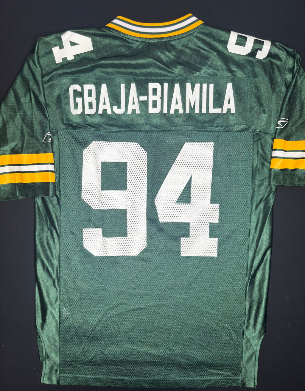 Vintage Green Bay Packers Kabeer Gbaja-Biamila Reebok Football Jersey Size: Medium