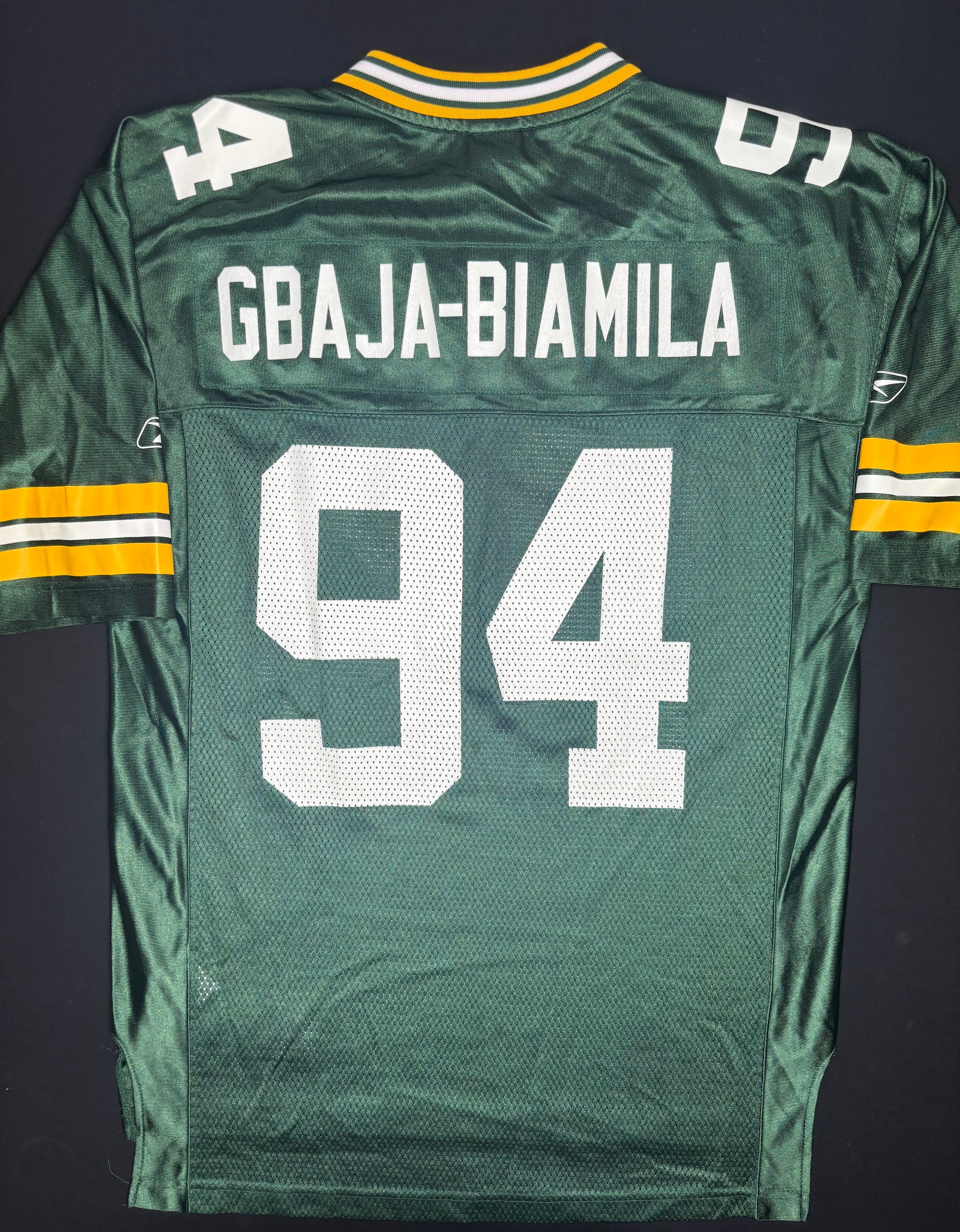Vintage Green Bay Packers Kabeer Gbaja-Biamila Reebok Football Jersey Size: Medium
