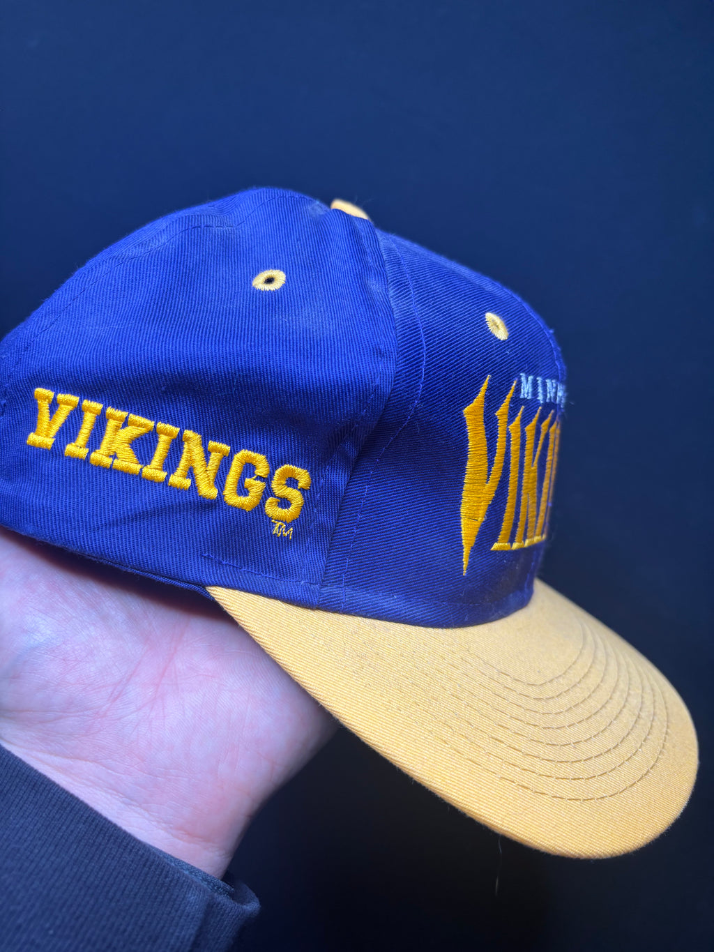 Vintage Minnesota Vikings Snapback Hat