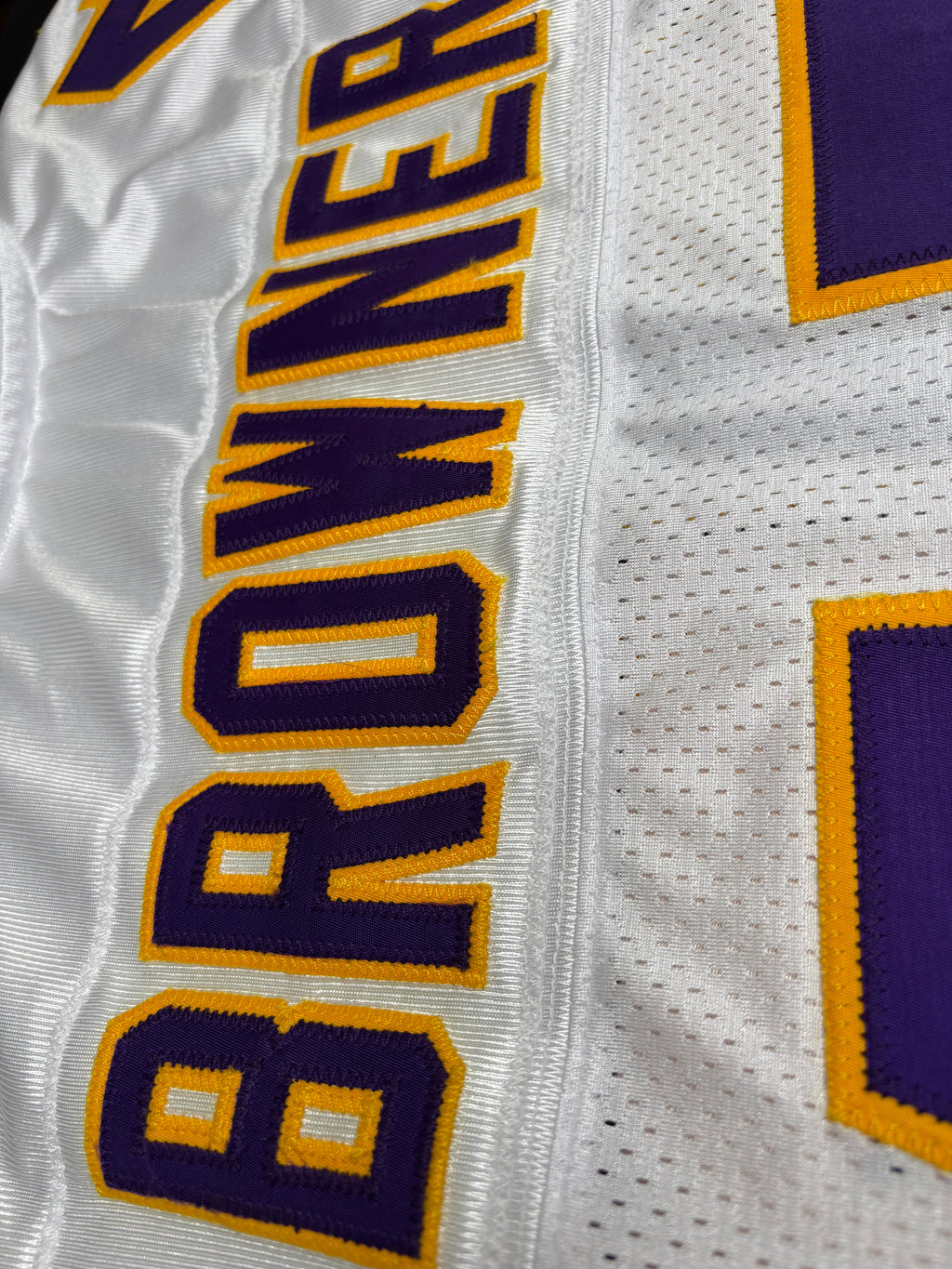 Minnesota Vikings Joey Browner Authentic Reebok Football Jersey w/ 40 for 60 patch Size: 54