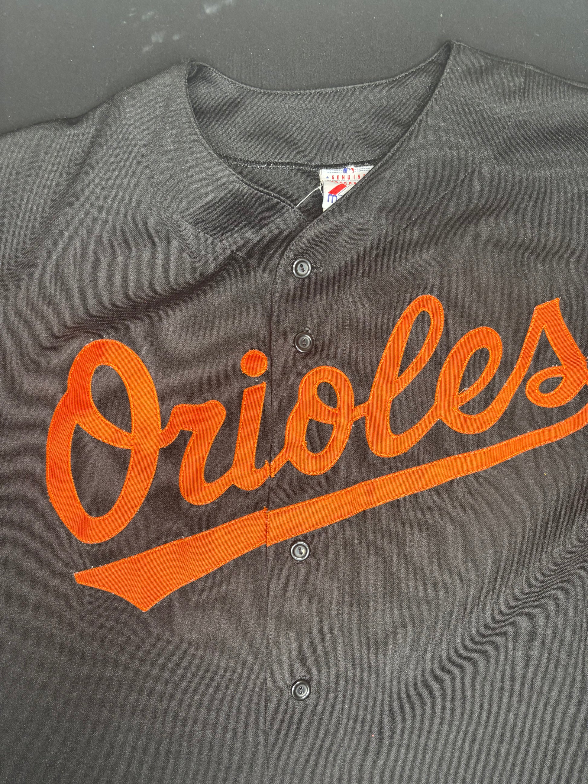 Baltimore Orioles Miguel Tejada Majestic Baseball Jersey Size: Large