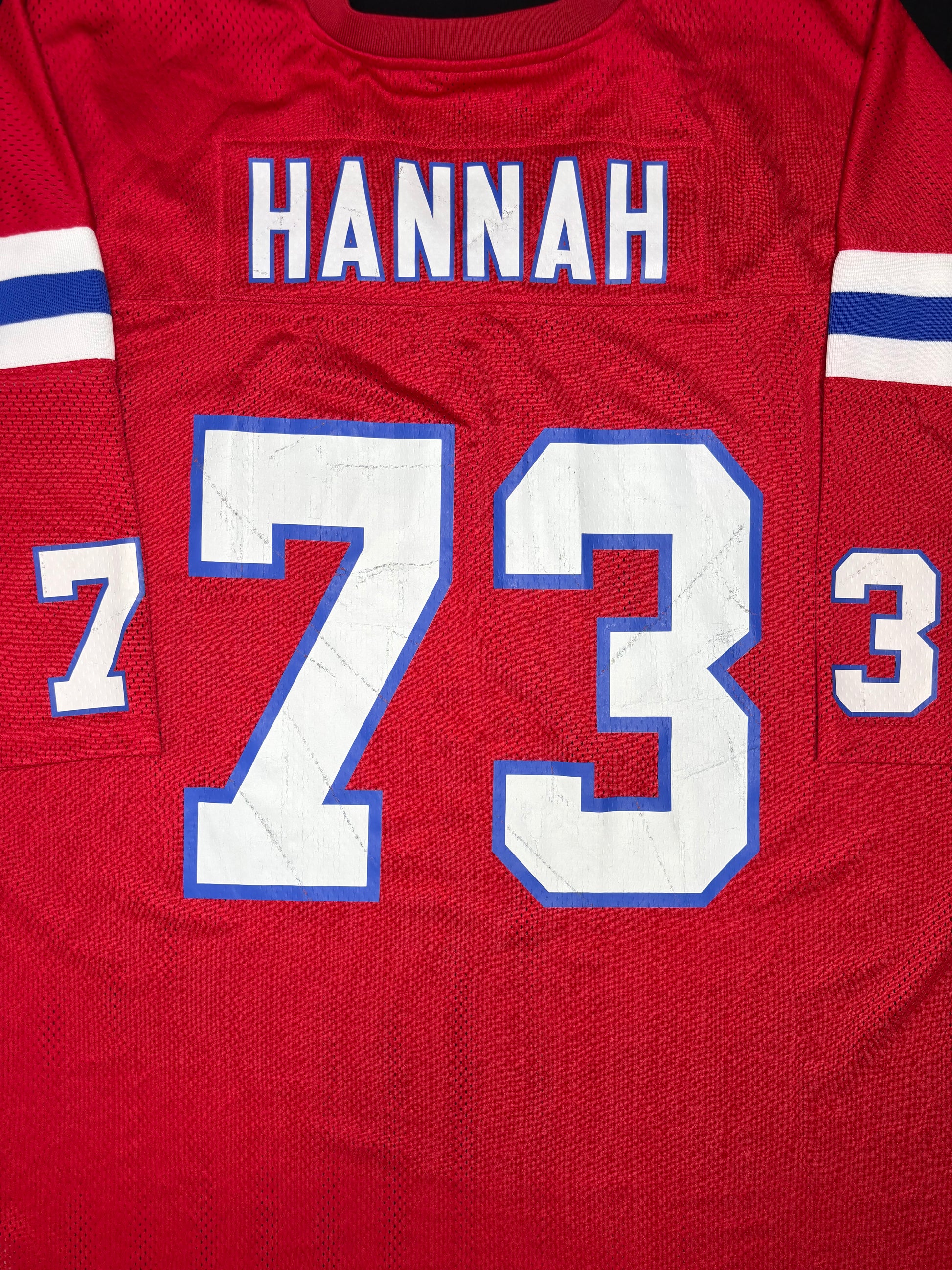 New England Patriots John Hannah 84’ Mitchell & Ness Authentic Football Jersey Size: 5XL