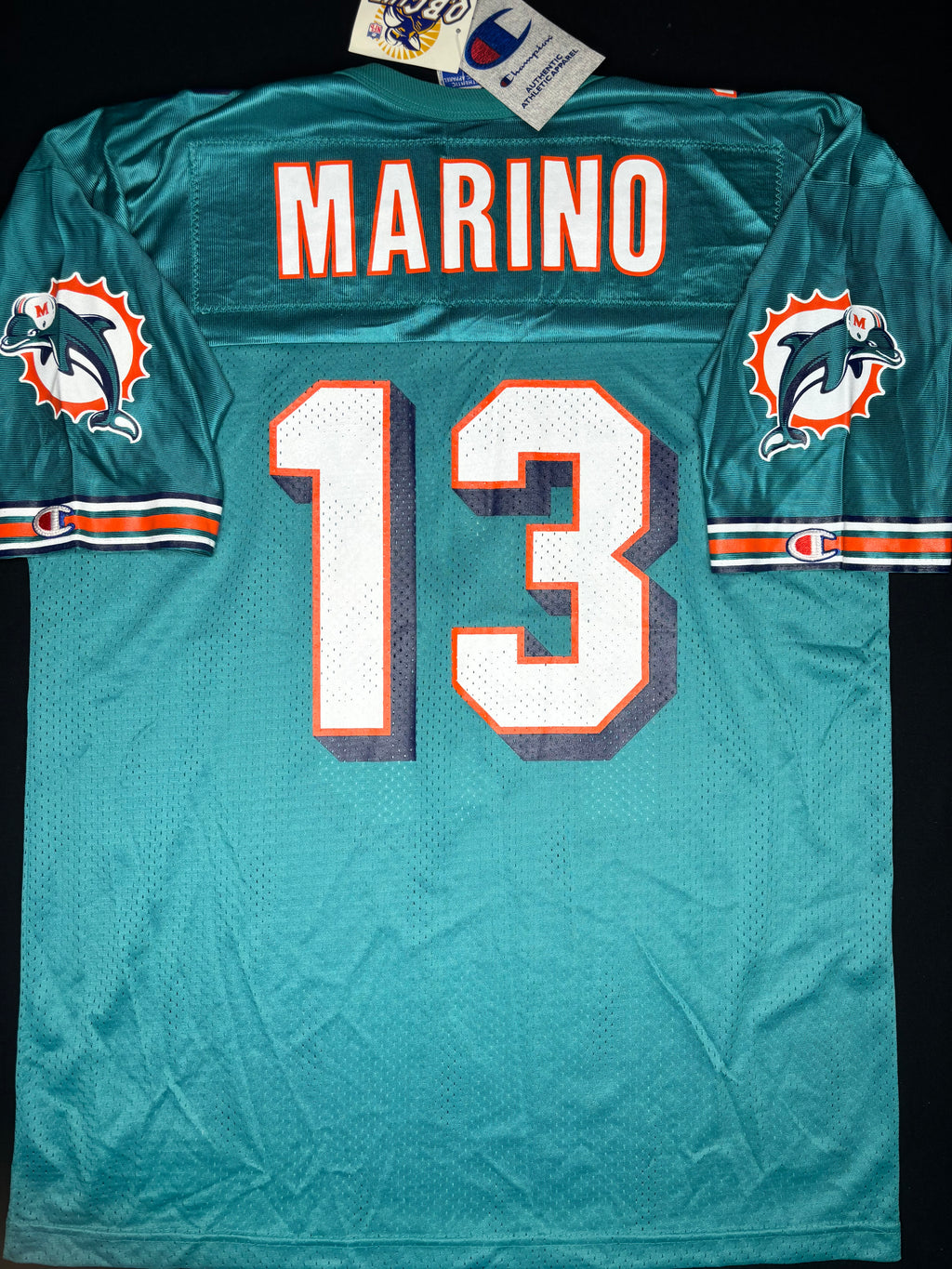 NWT Vintage Miami Dolphins Dan Marino Champion Football Jersey Size: 44