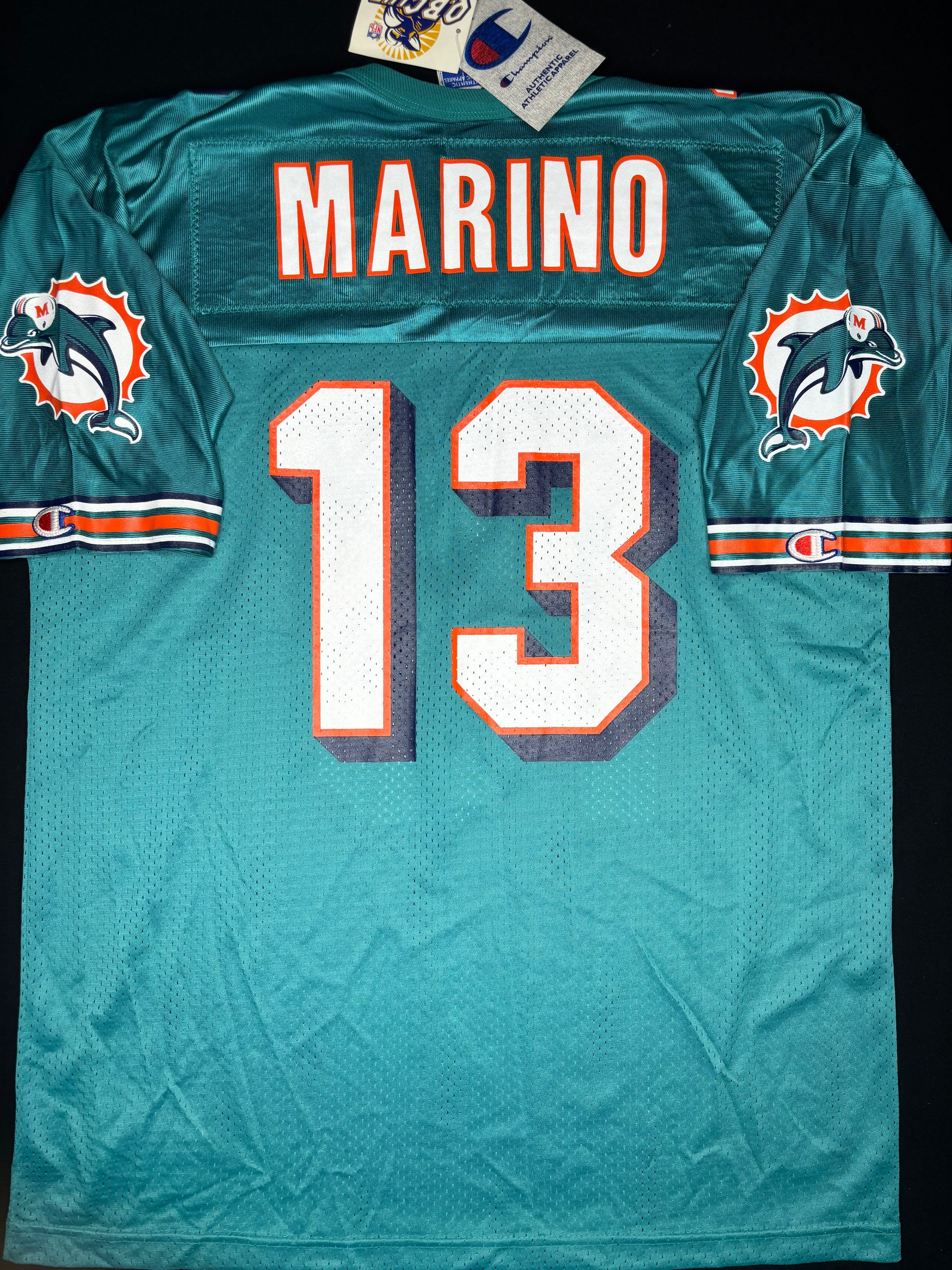 NWT Vintage Miami Dolphins Dan Marino Champion Football Jersey Size: 44