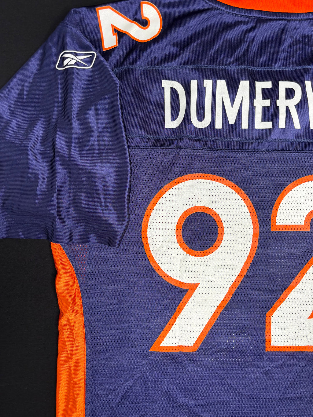 Denver Broncos Elvis Dumervil Reebok Football Jersey Size: Large