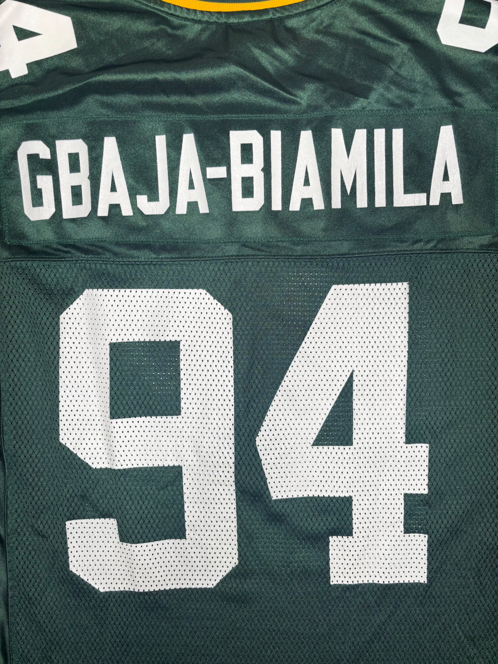 Vintage Green Bay Packers Kabeer Gbaja-Biamila Reebok Football Jersey Size: Medium
