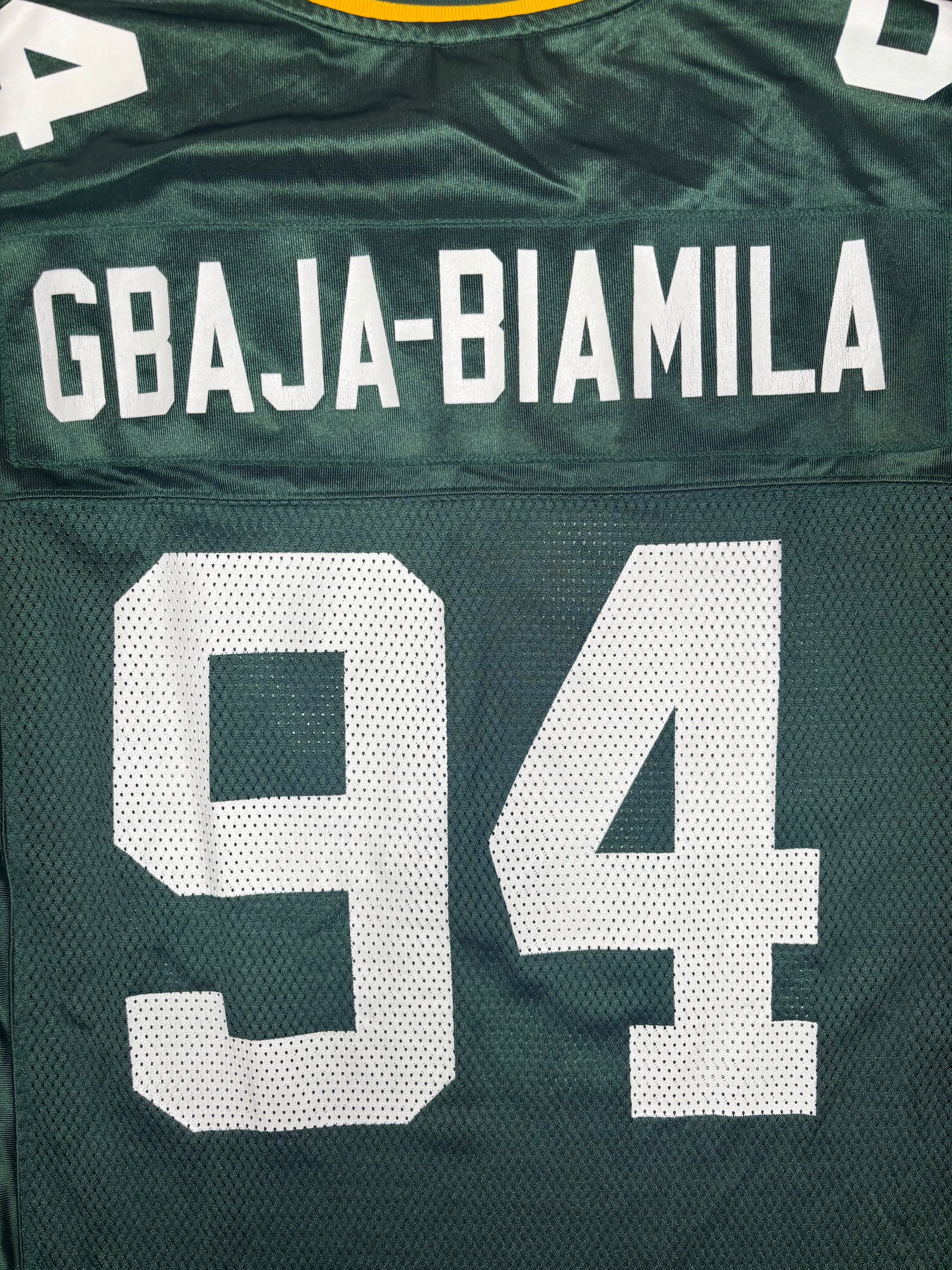 Vintage Green Bay Packers Kabeer Gbaja-Biamila Reebok Football Jersey Size: Medium