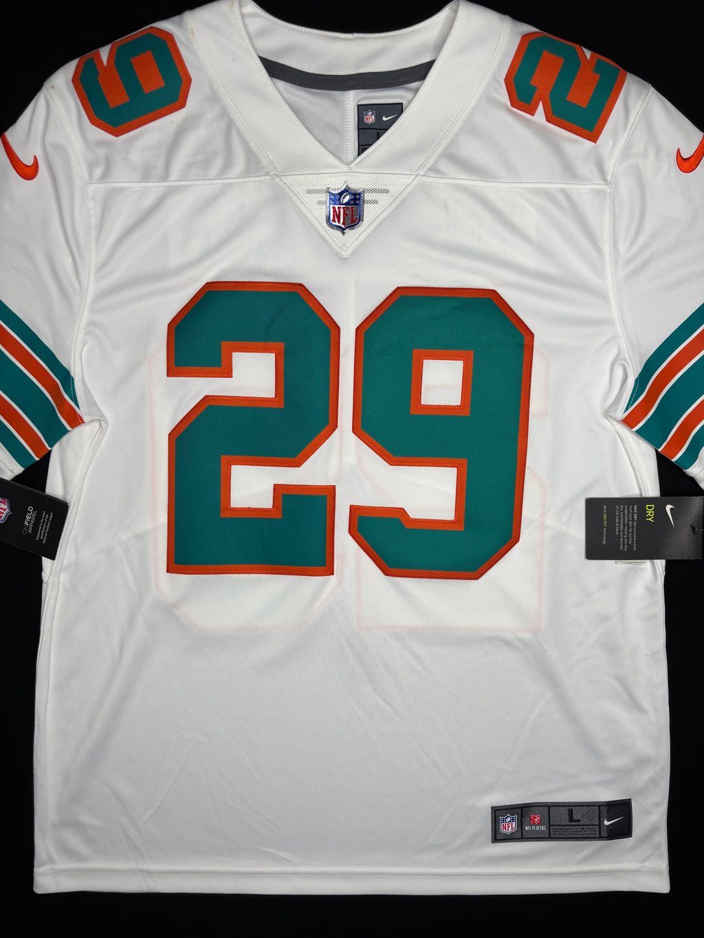 NWT Miami Dolphins Minkah Fitzpatrick Nike Game Football Jersey Size: Large
