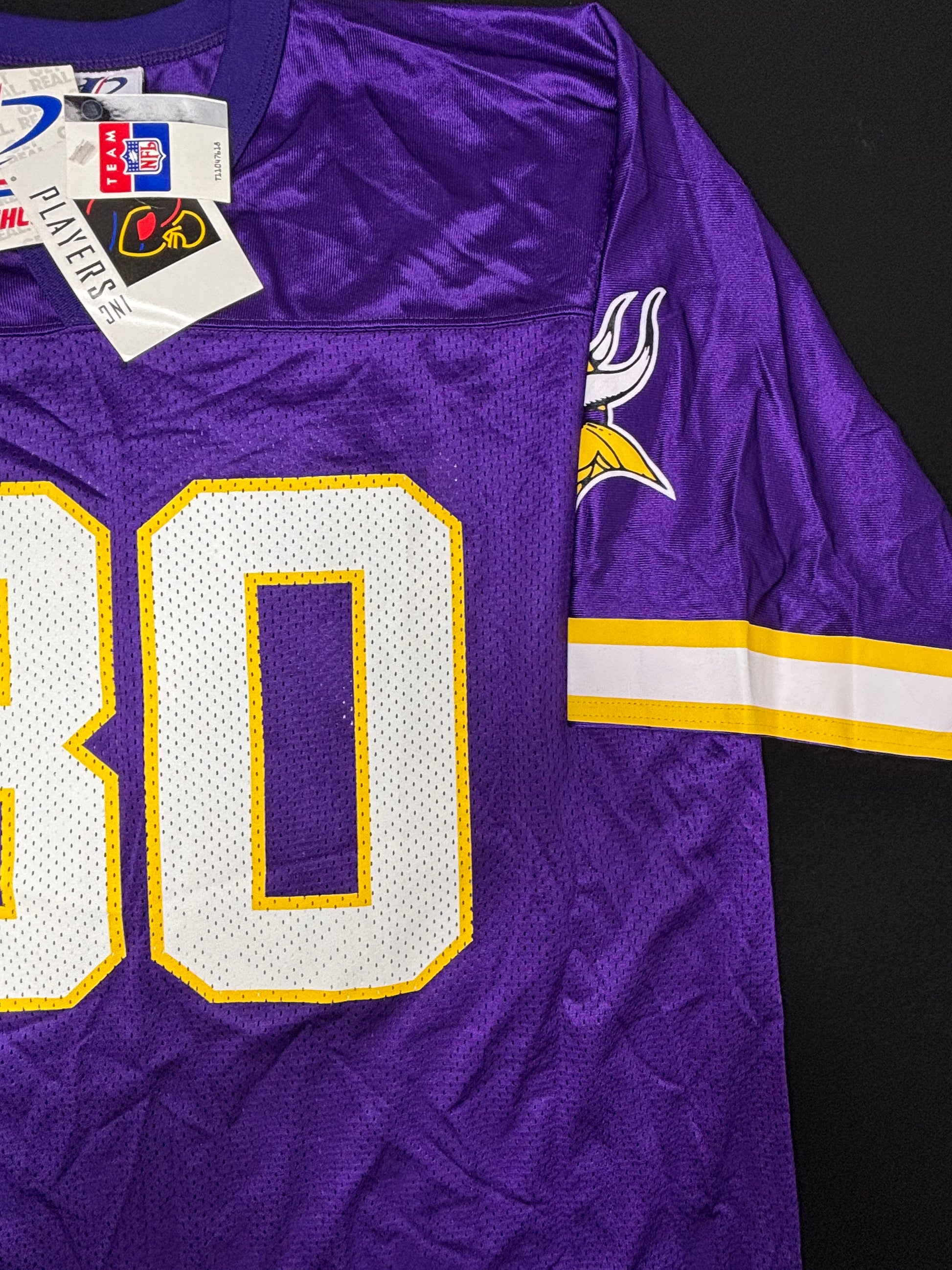 NWT Minnesota Vikings Cris Carter Logo Athletic Football Jersey Size: XL