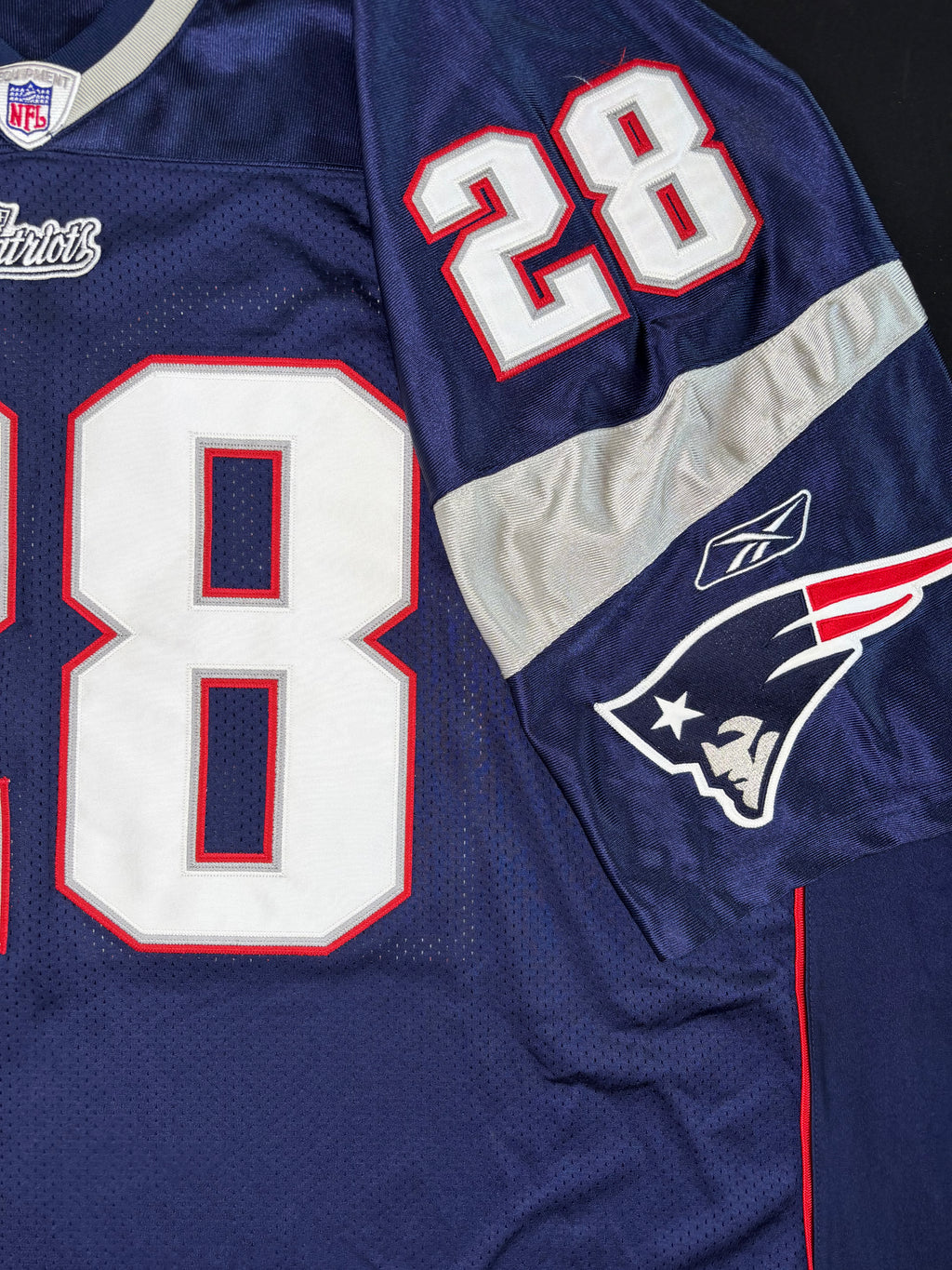 New England Patriots Corey Dillon Authentic Reebok Football Jersey Size: 60