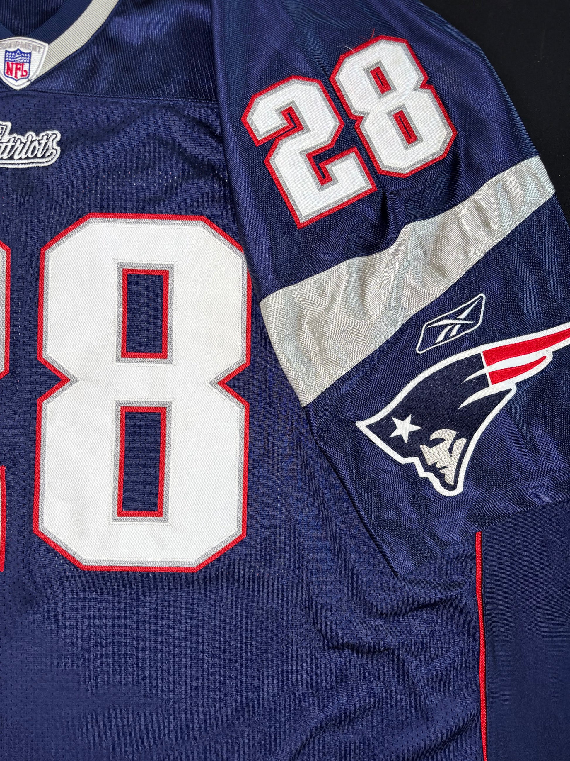 New England Patriots Corey Dillon Authentic Reebok Football Jersey Size: 60