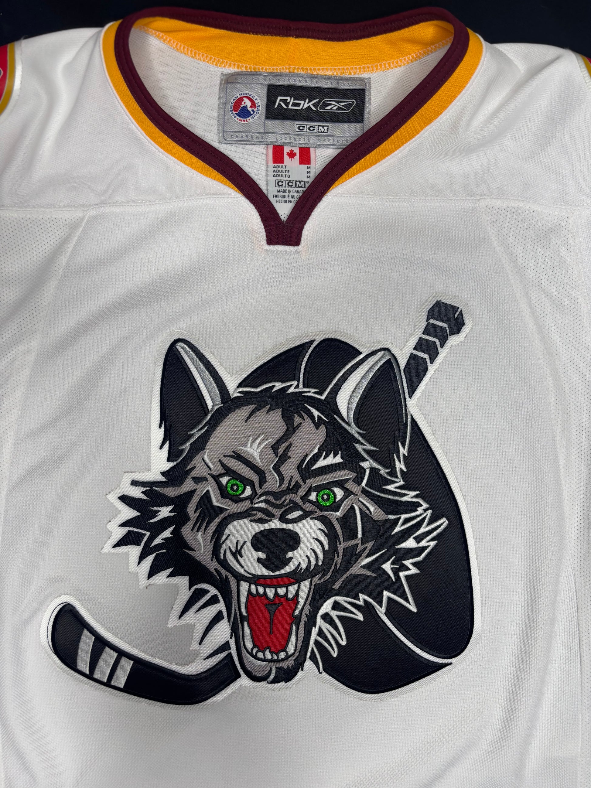 Chicago Wolves Bauer IHL Hockey Jersey Size: Medium