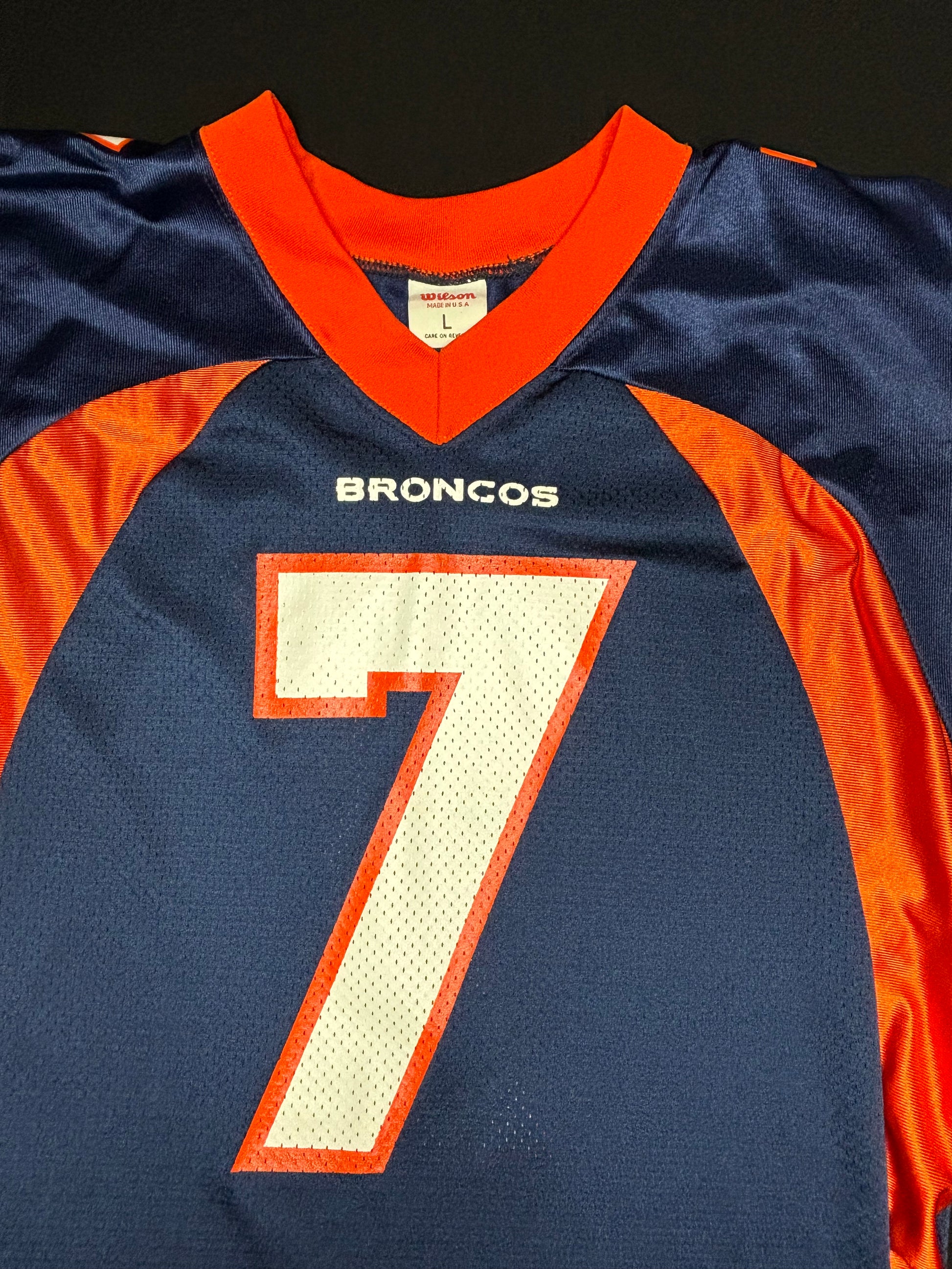 Vintage Denver Broncos John Elway Wilson Football Jersey Size: 46