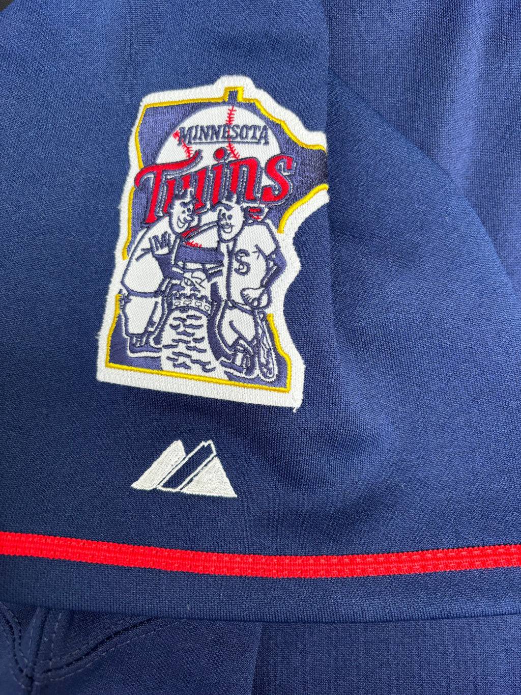 Minnesota Twins Joe Mauer Authentic Majestic Baseball Jersey Size: 60