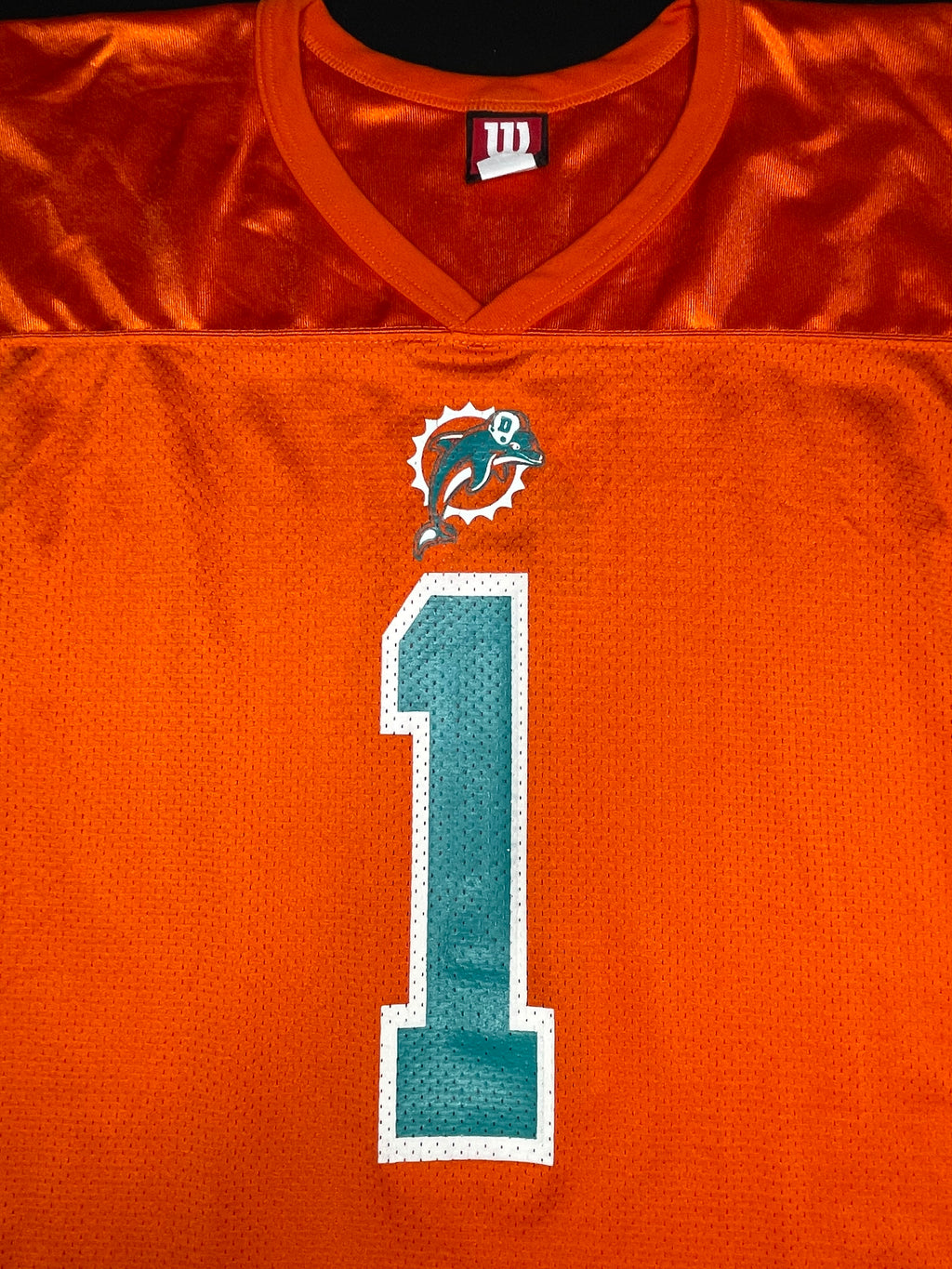 Vintage Miami Dolphins Tua Tagovailoa Custom Wilson Football Jersey Size: Medium