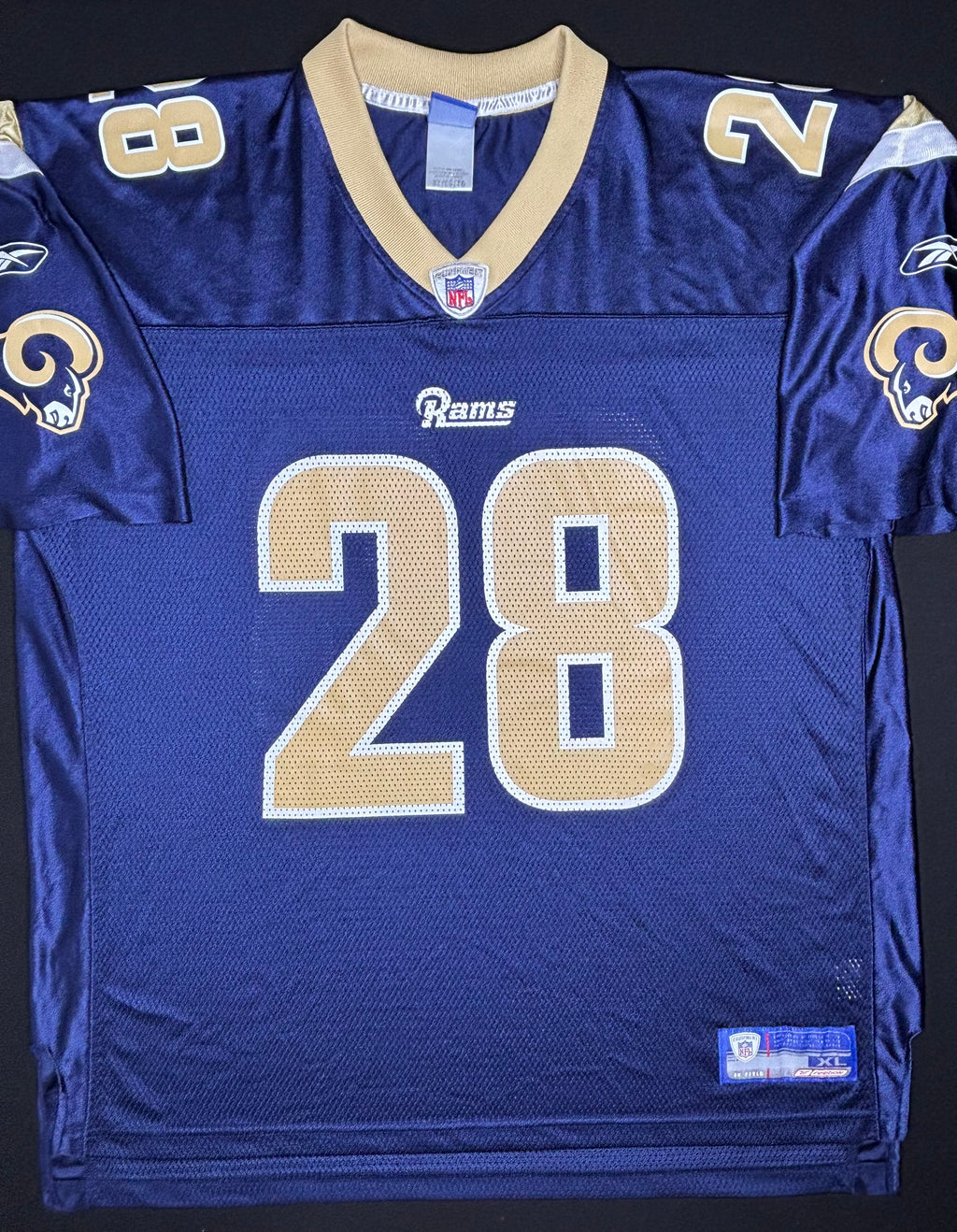 St. Louis Rams Marshall Faulk Reebok Football Jersey