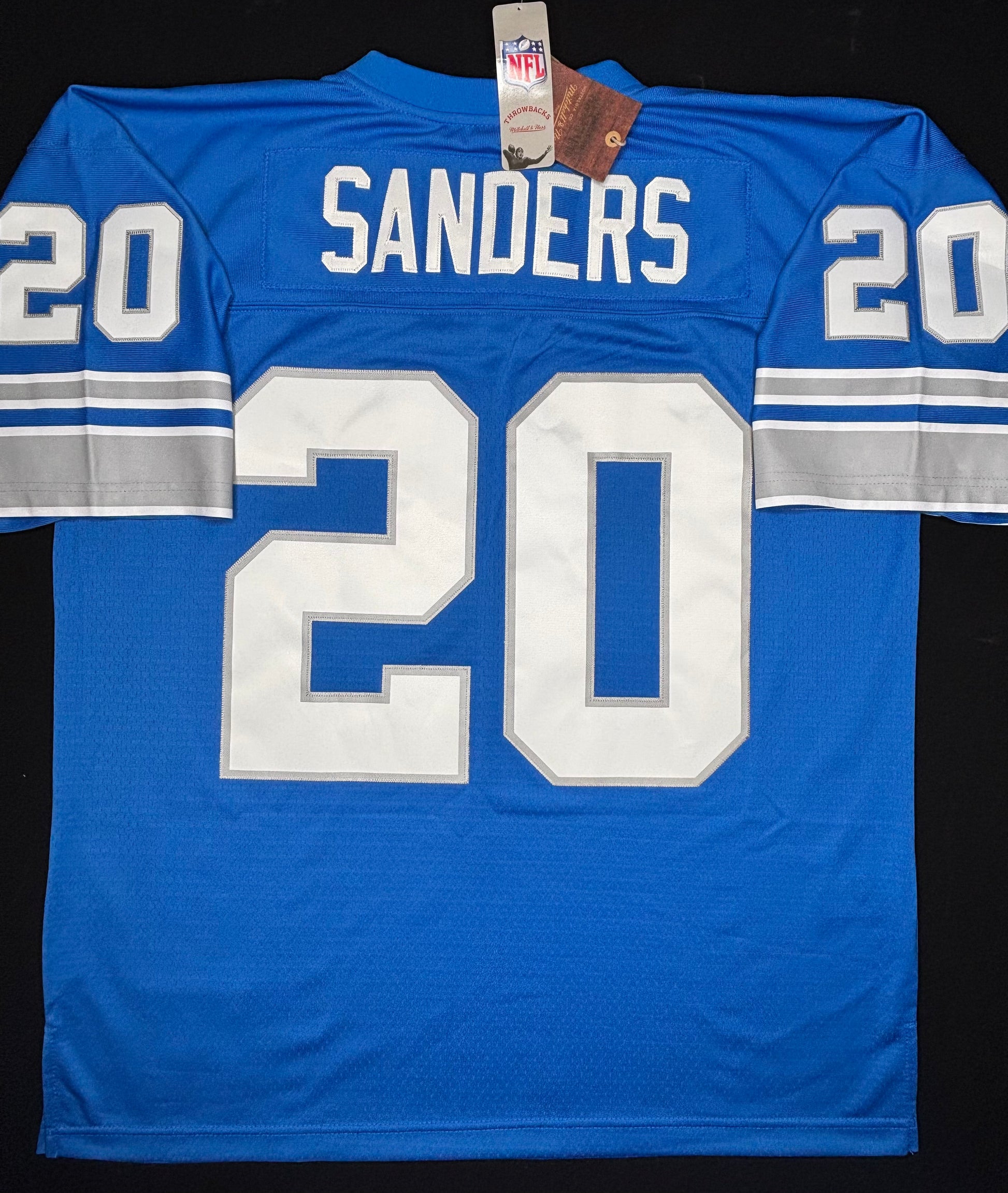 NWT Detroit Lions Barry Sanders Mitchell And Ness Legacy Football Jersey Size: XL