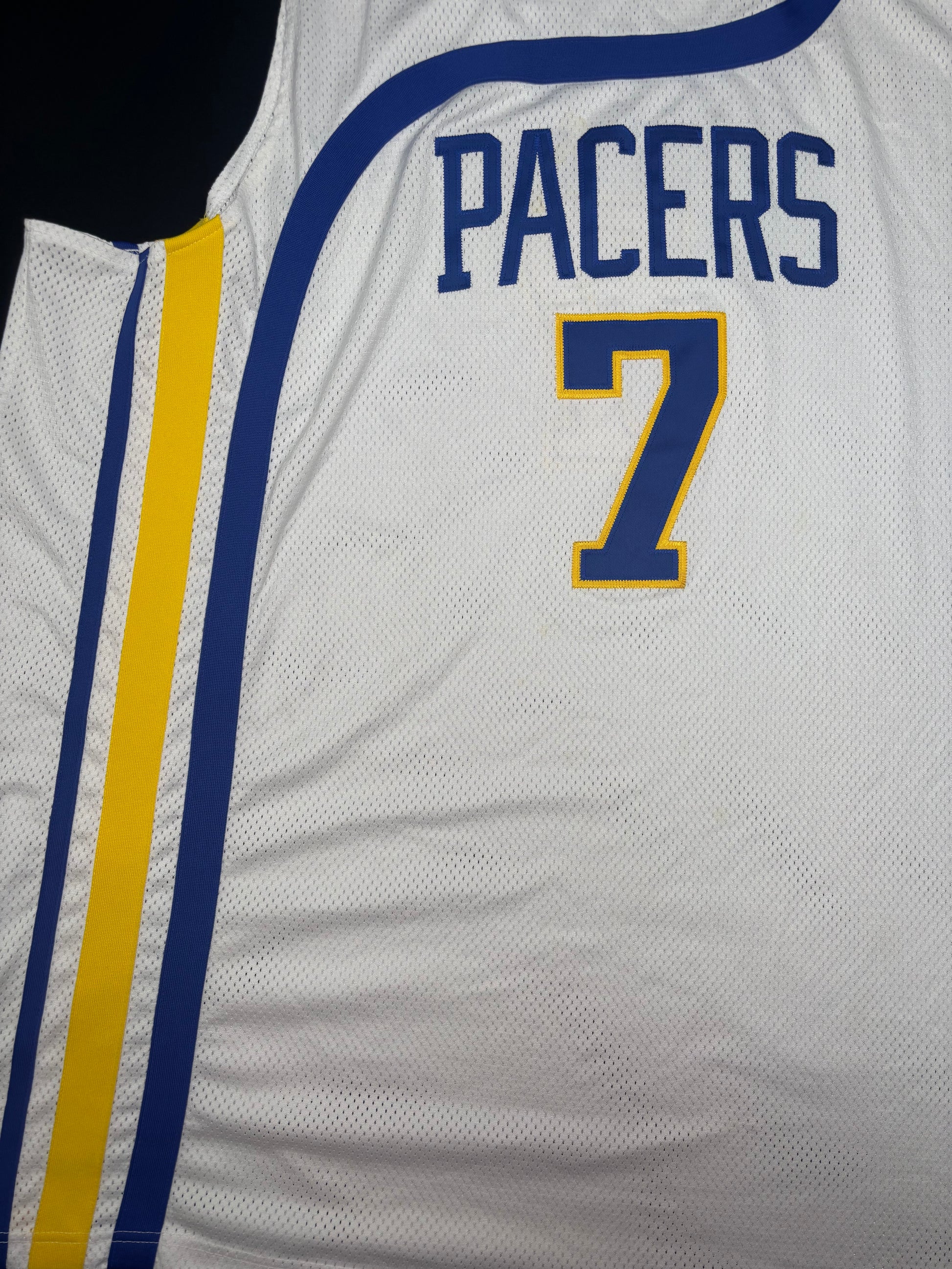 Indiana Pacers Jermaine O'Neal Authentic Reebok Basketball Jersey Size: 60