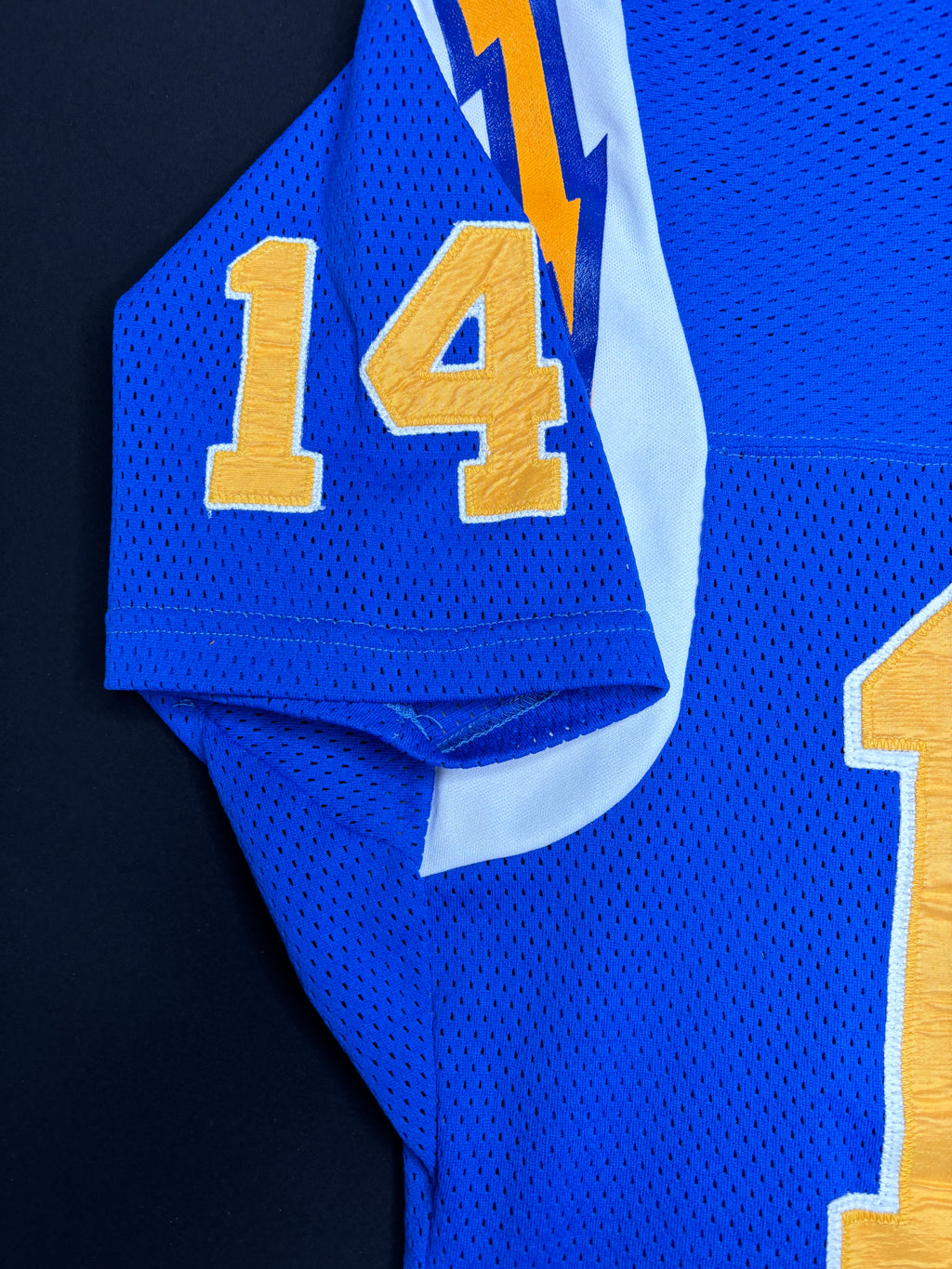 Vintage San Diego Chargers Dan Fouts Ravens Knit Football Jersey Size: Large