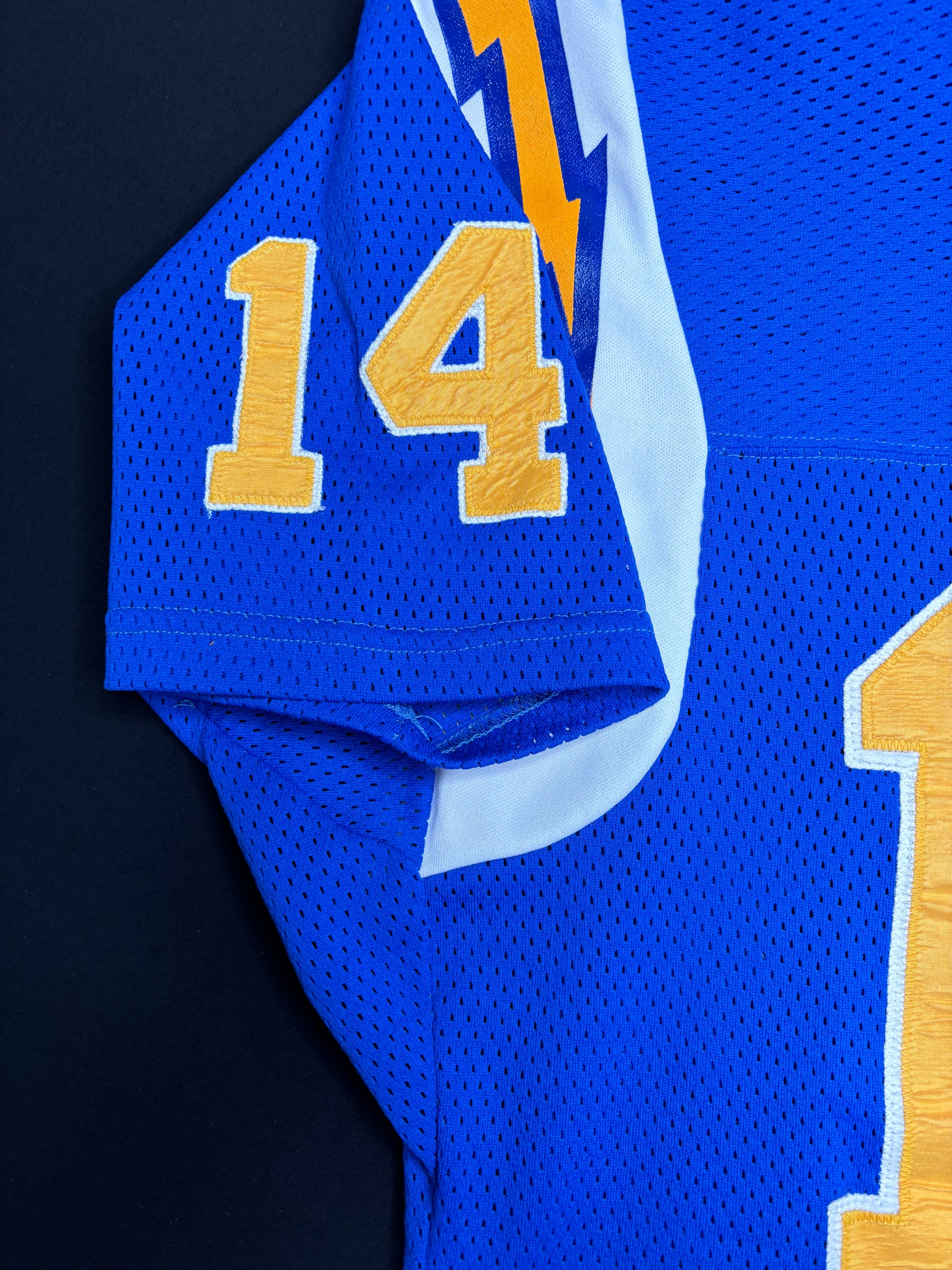 Vintage San Diego Chargers Dan Fouts Ravens Knit Football Jersey Size: Large