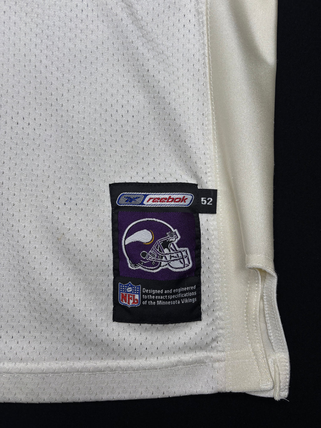 Minnesota Vikings Randy Moss Reebok Authentic w/ 40 Years Patch Football Jersey Size: 52