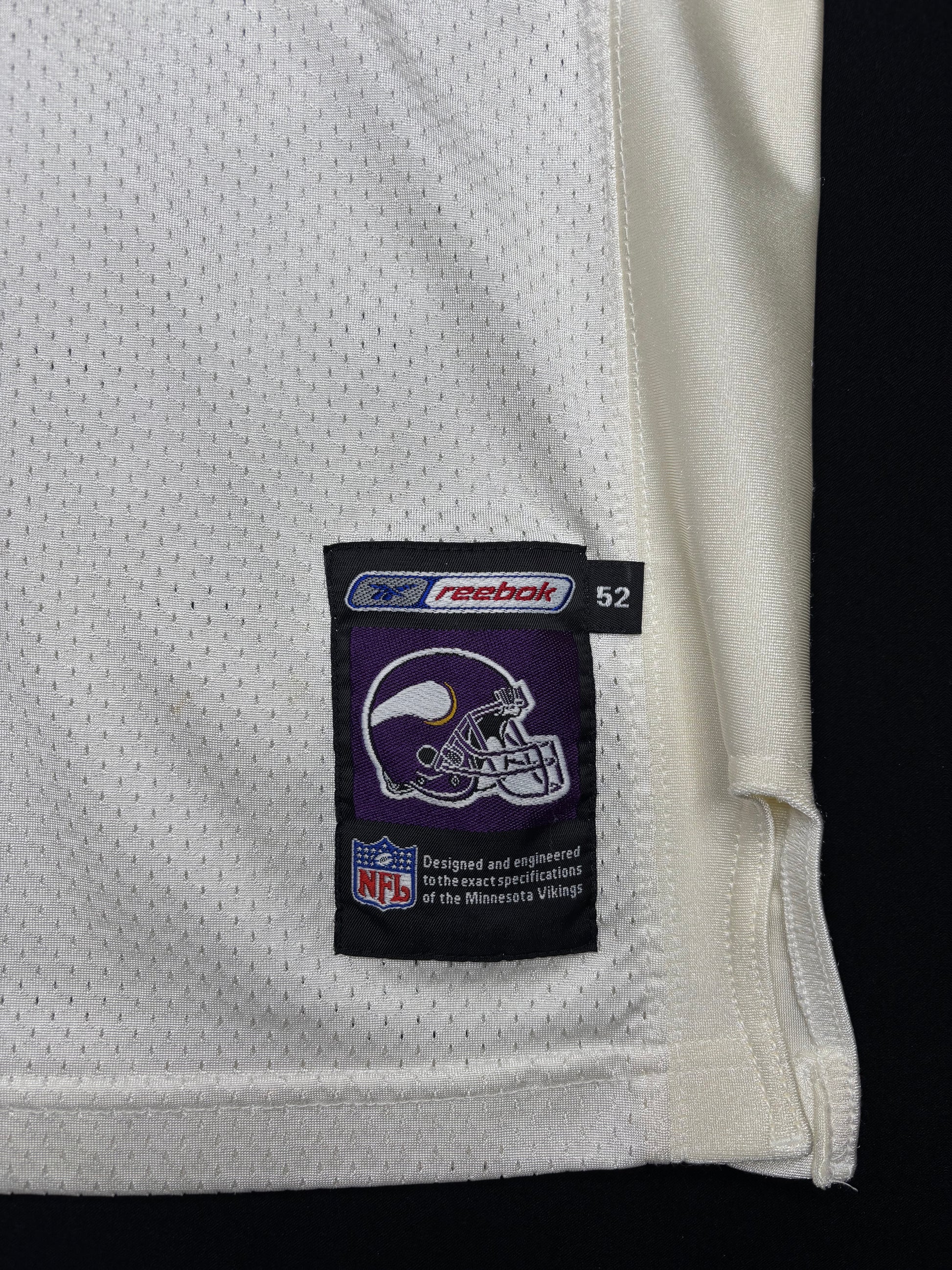 Minnesota Vikings Randy Moss Reebok Authentic w/ 40 Years Patch Football Jersey Size: 52