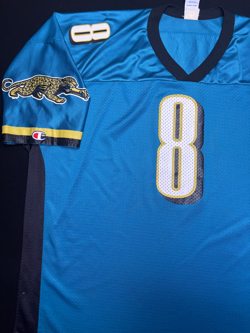 Vintage Jacksonville Jaguars Mark Brunell Champion Football Jersey Size: 56