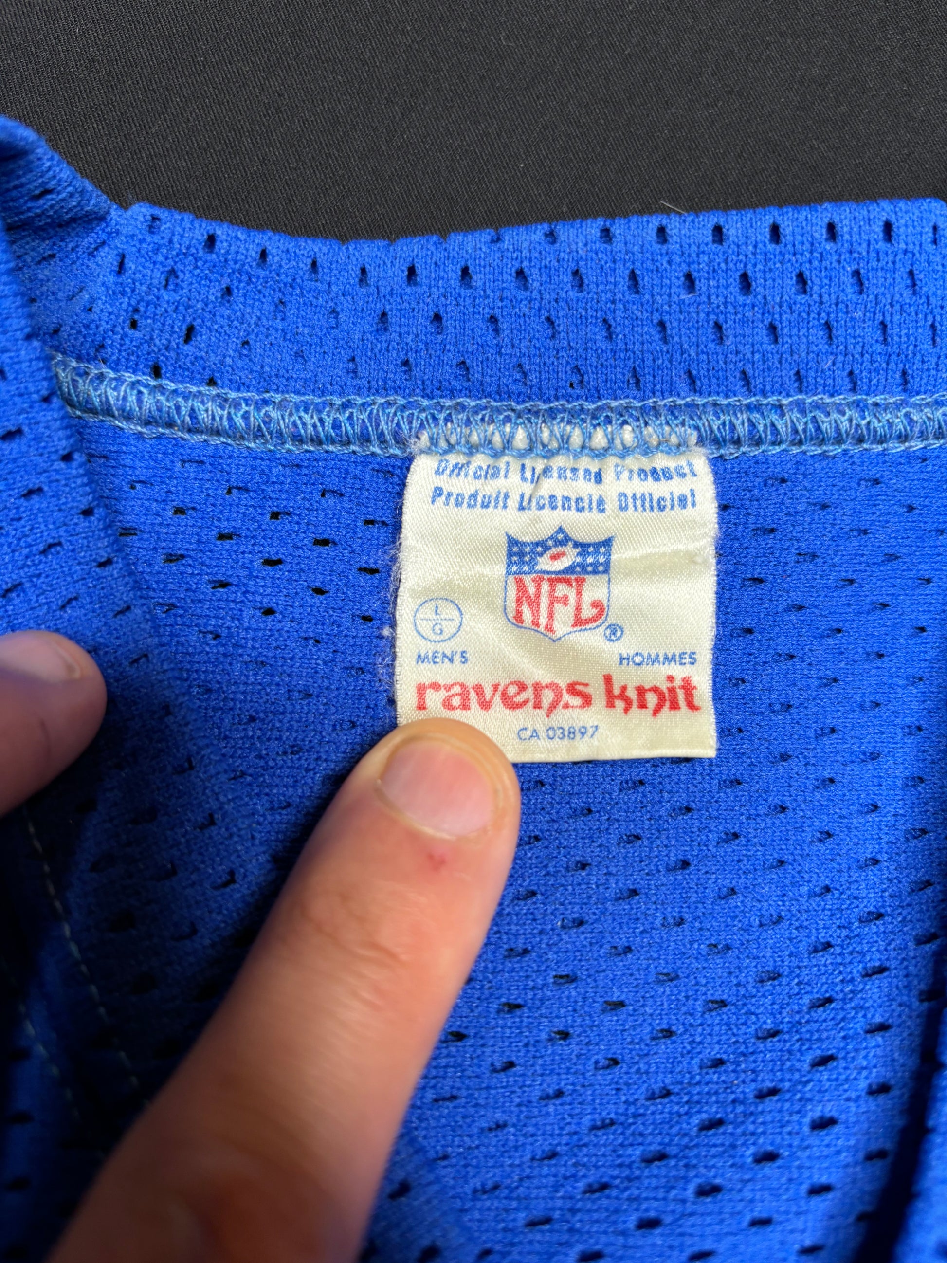 Vintage San Diego Chargers Dan Fouts Ravens Knit Football Jersey Size: Large