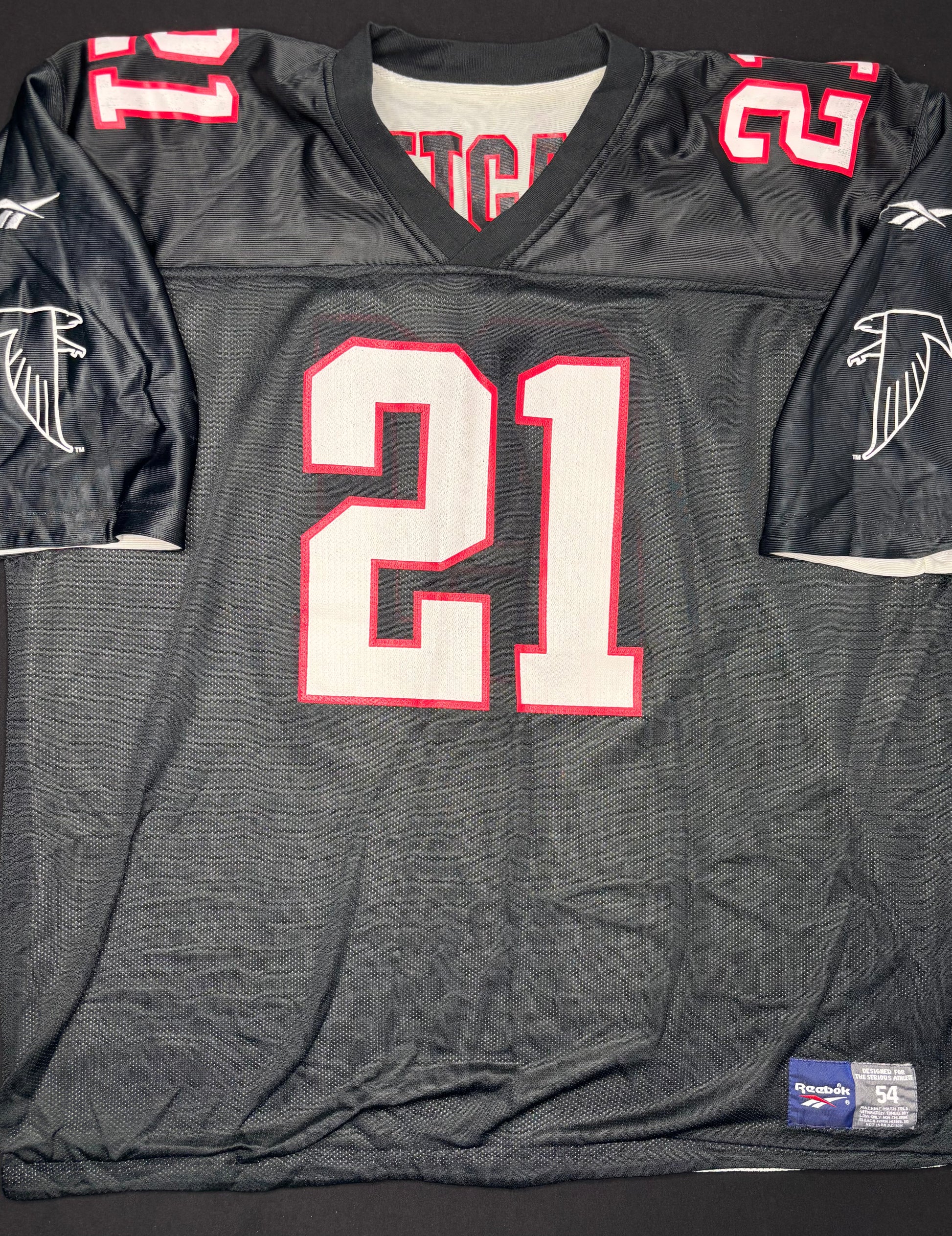Atlanta Falcons Eric Metcalf Reebok Reversible Football Jersey Size: 54