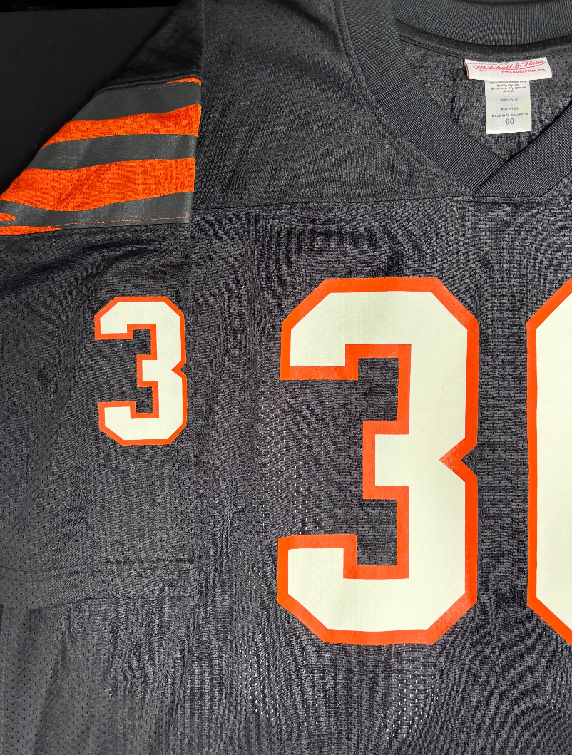 Cincinnati Bengals Icky Woods 1988 Mitchell & Ness Authentic Football Jersey Size: 60