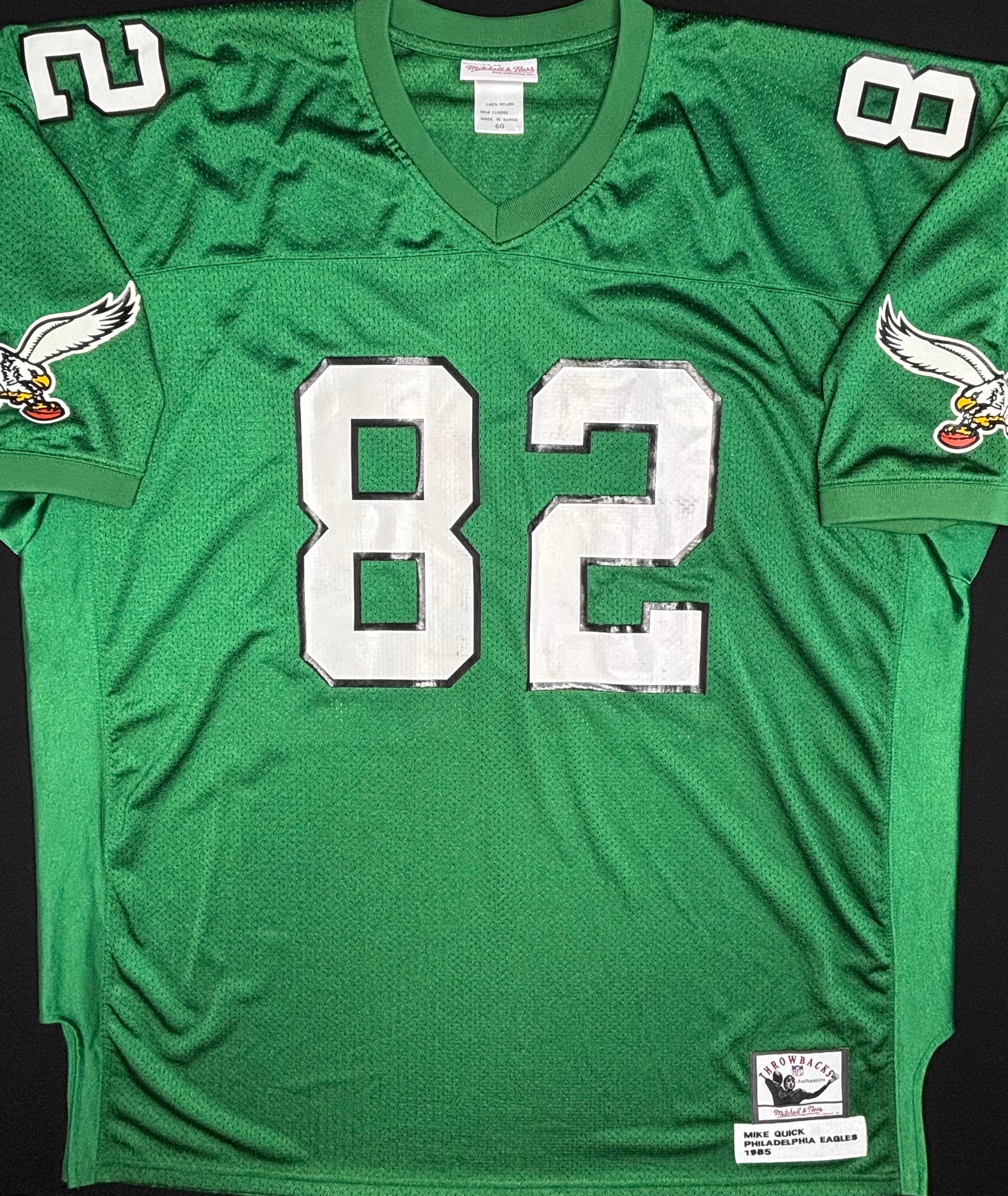 Philadelphia Eagles Mike Quick 85’ Mitchell & Ness Authentic Football Jersey Size: 4XL
